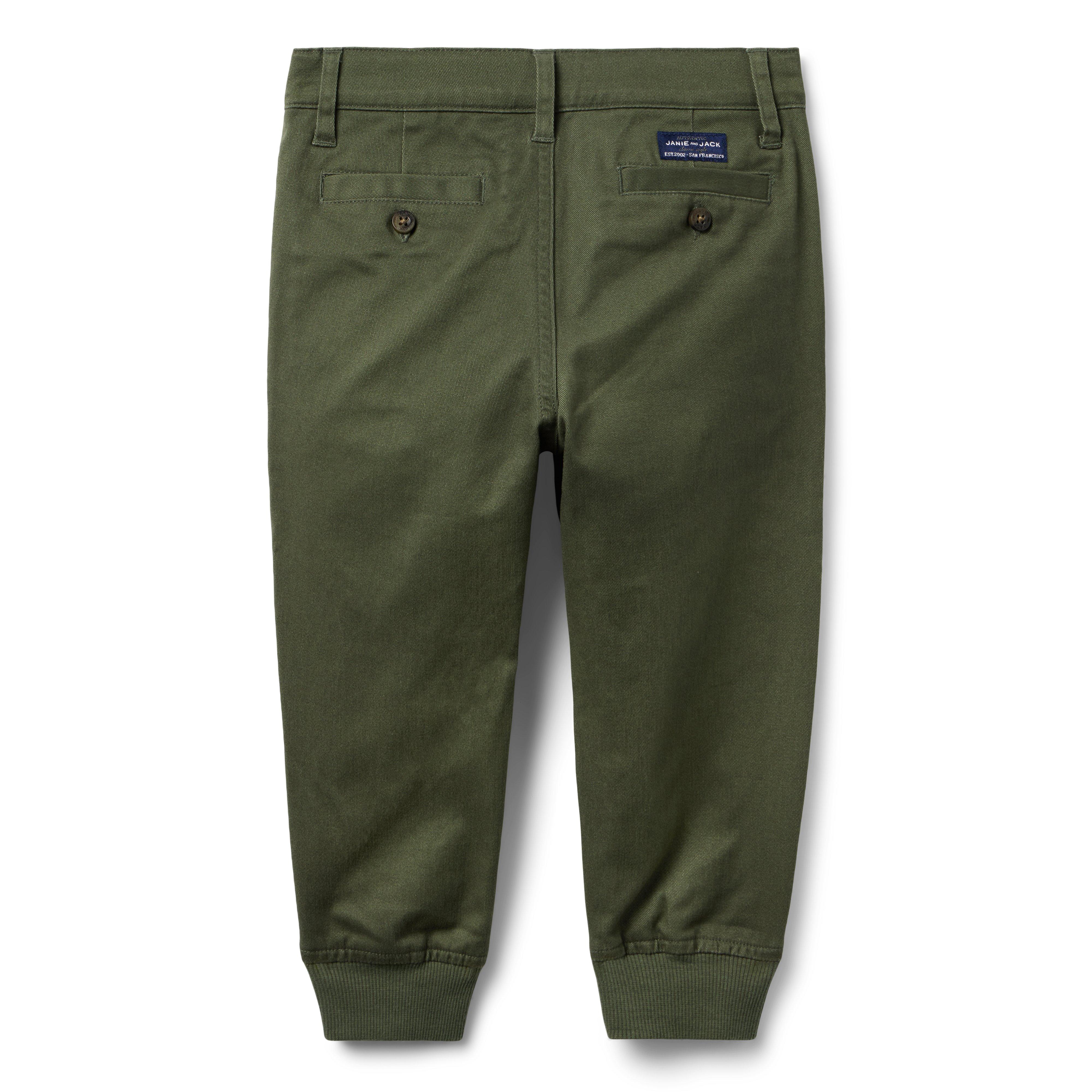 The Button Twill Jogger image number 1