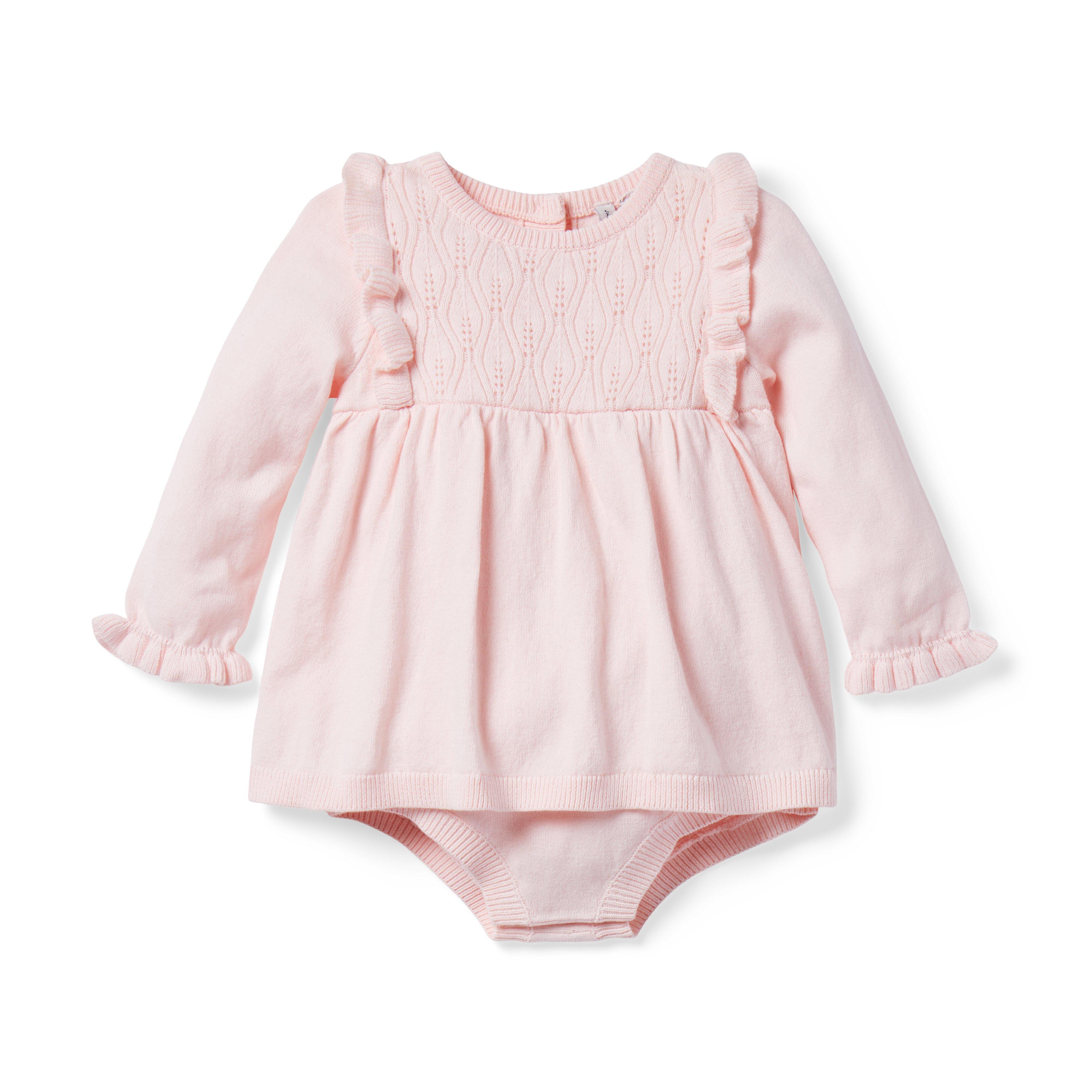 Baby Pointelle Ruffle Romper