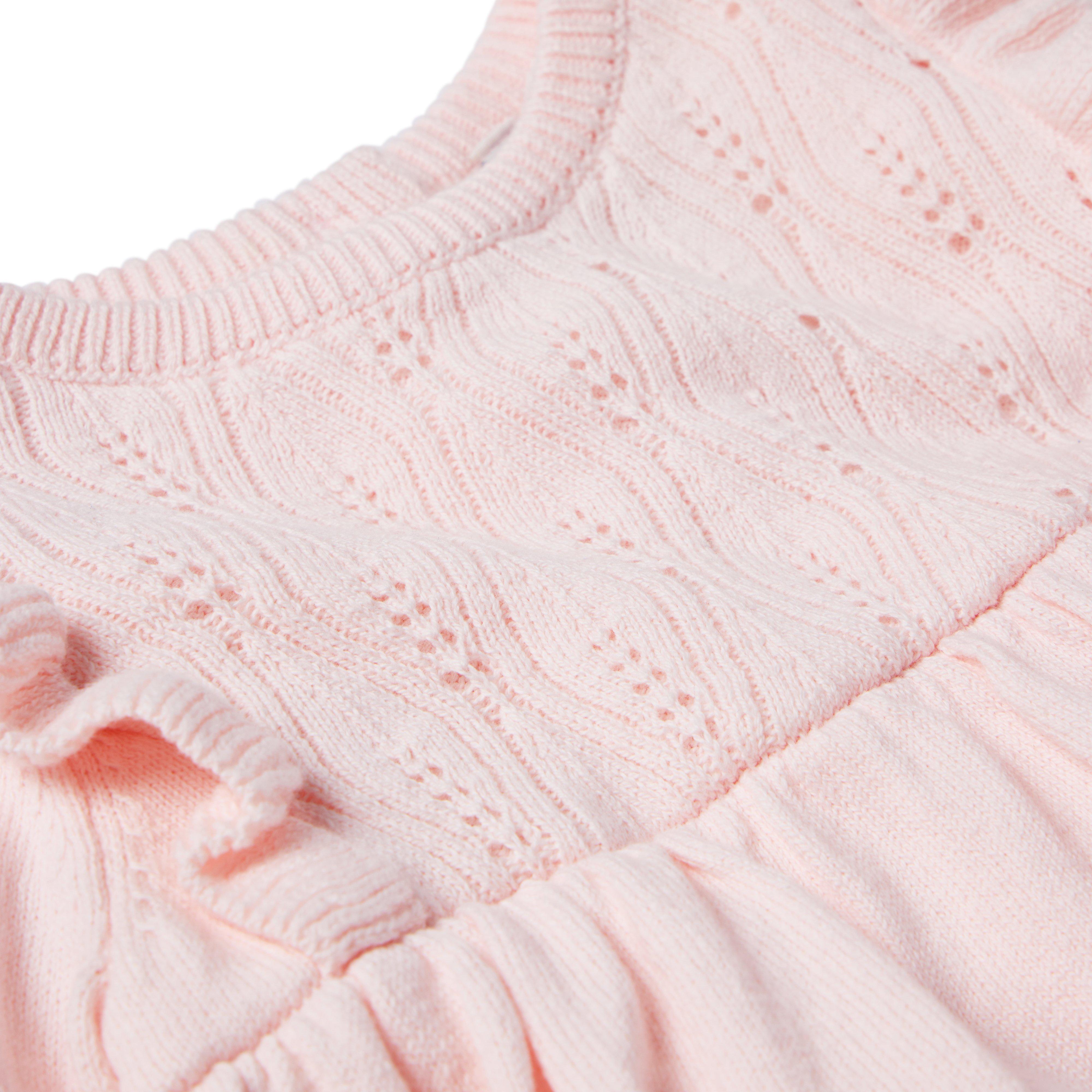 Baby Pointelle Ruffle Romper image number 2
