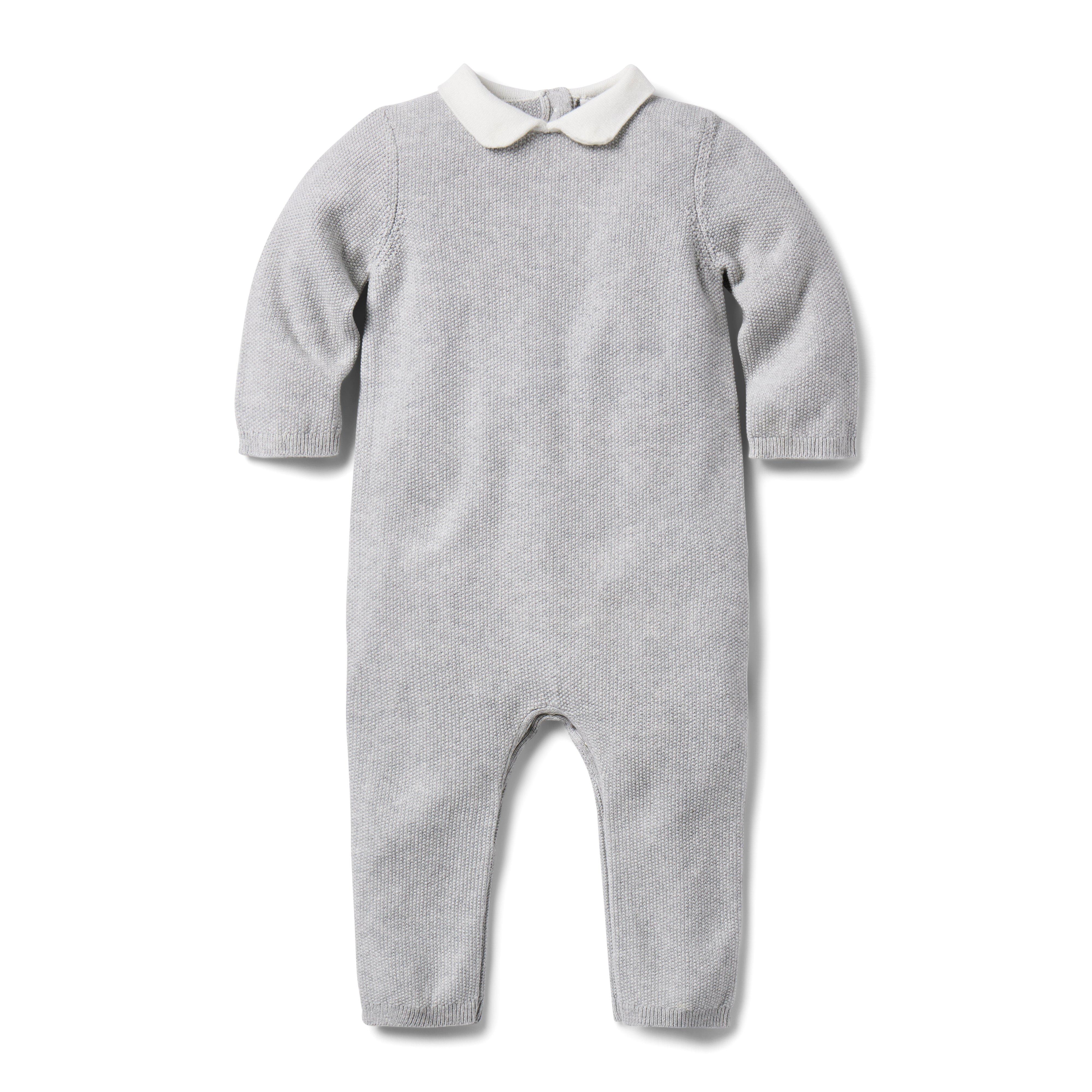 Baby Collared Sweater One-Piece