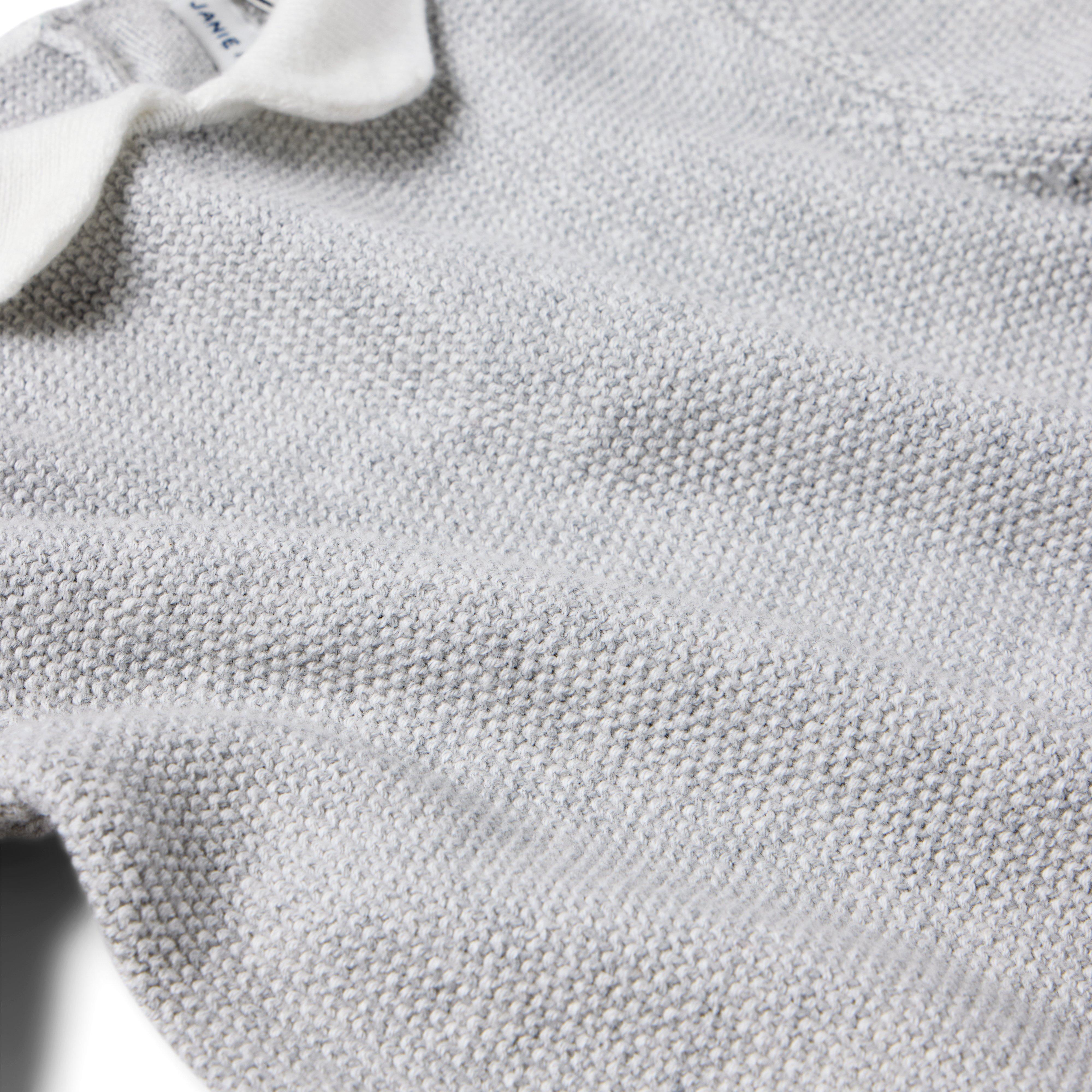 Baby Collared Sweater One-Piece image number 1