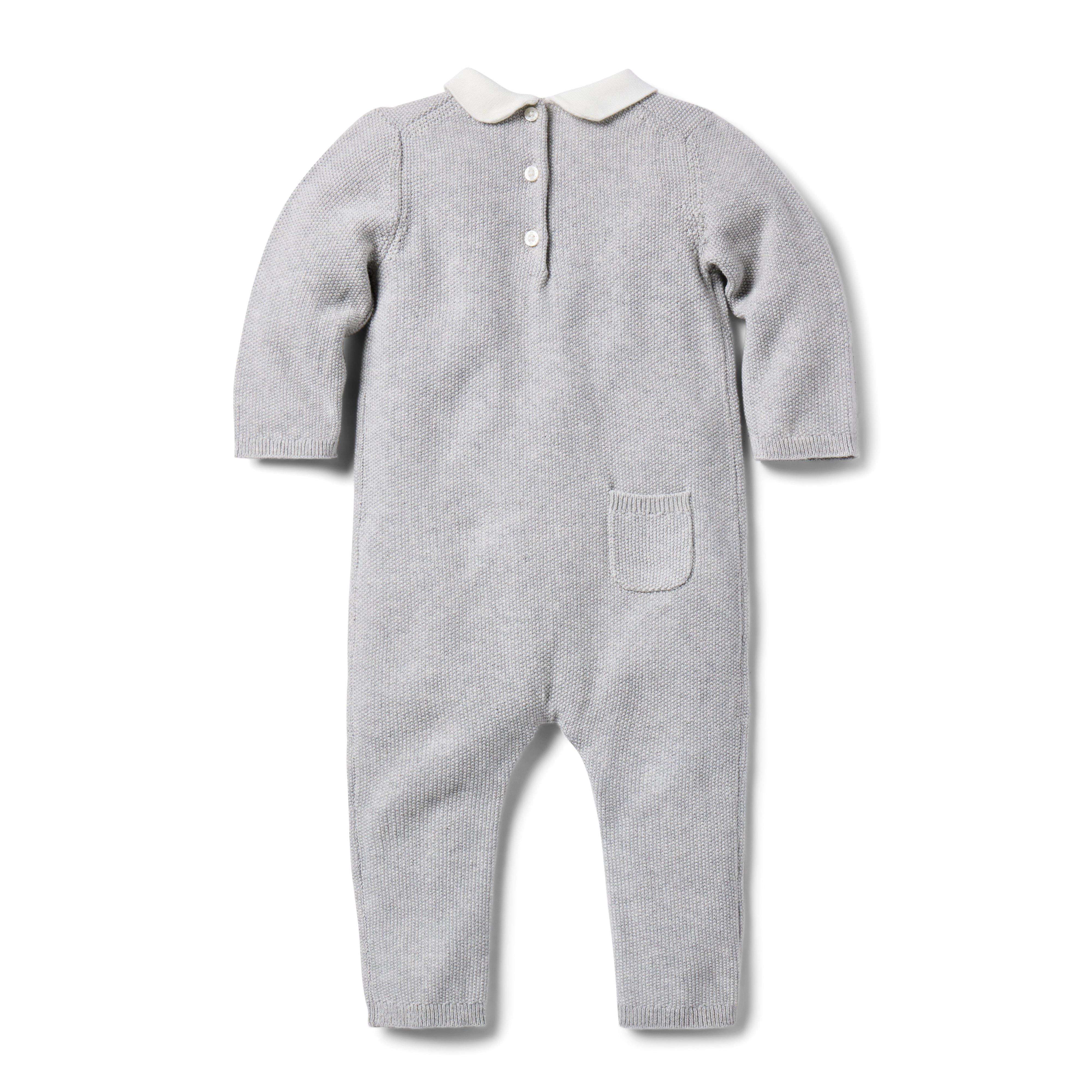 Baby Collared Sweater One-Piece image number 2