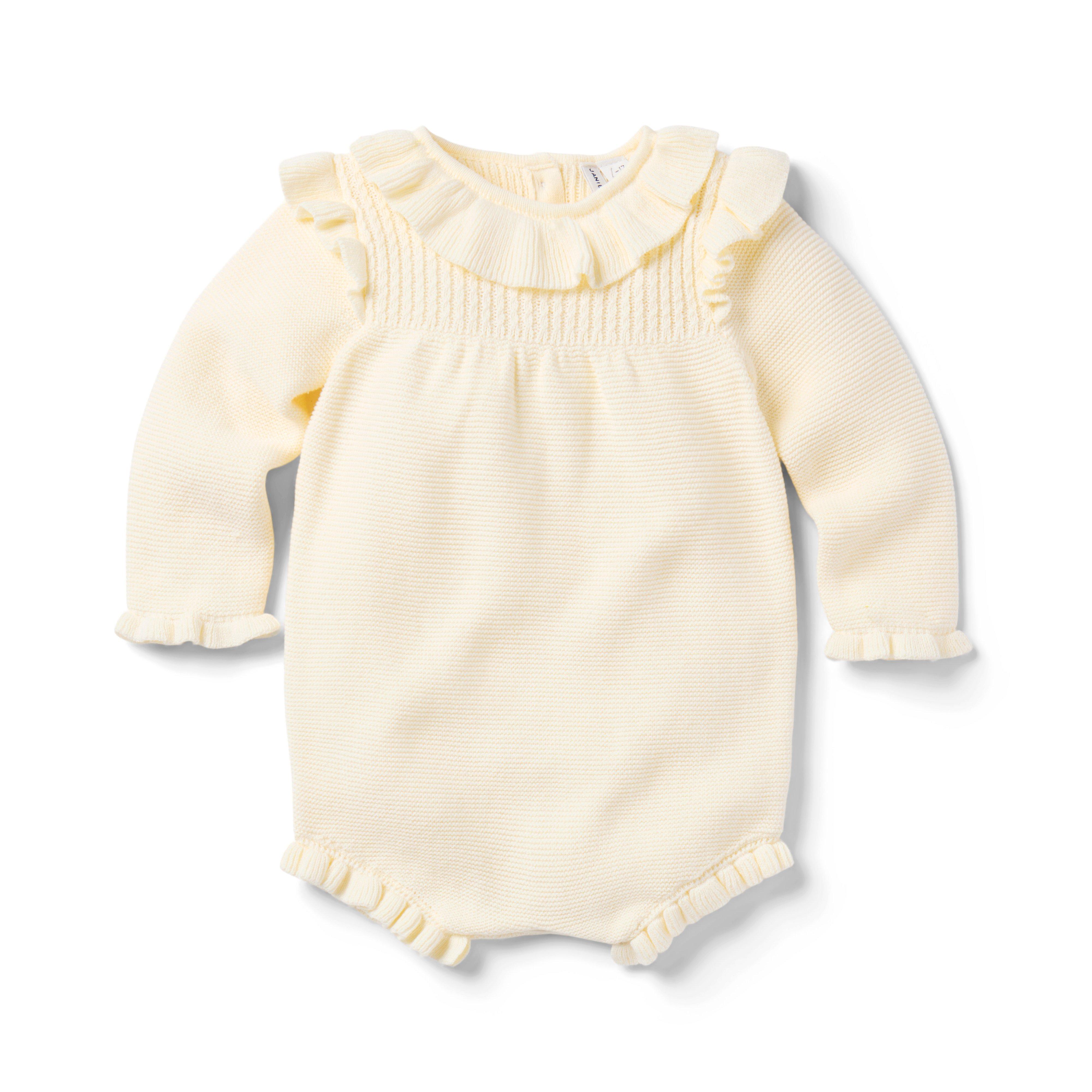 Baby Ruffle Collar One-Piece image number 0
