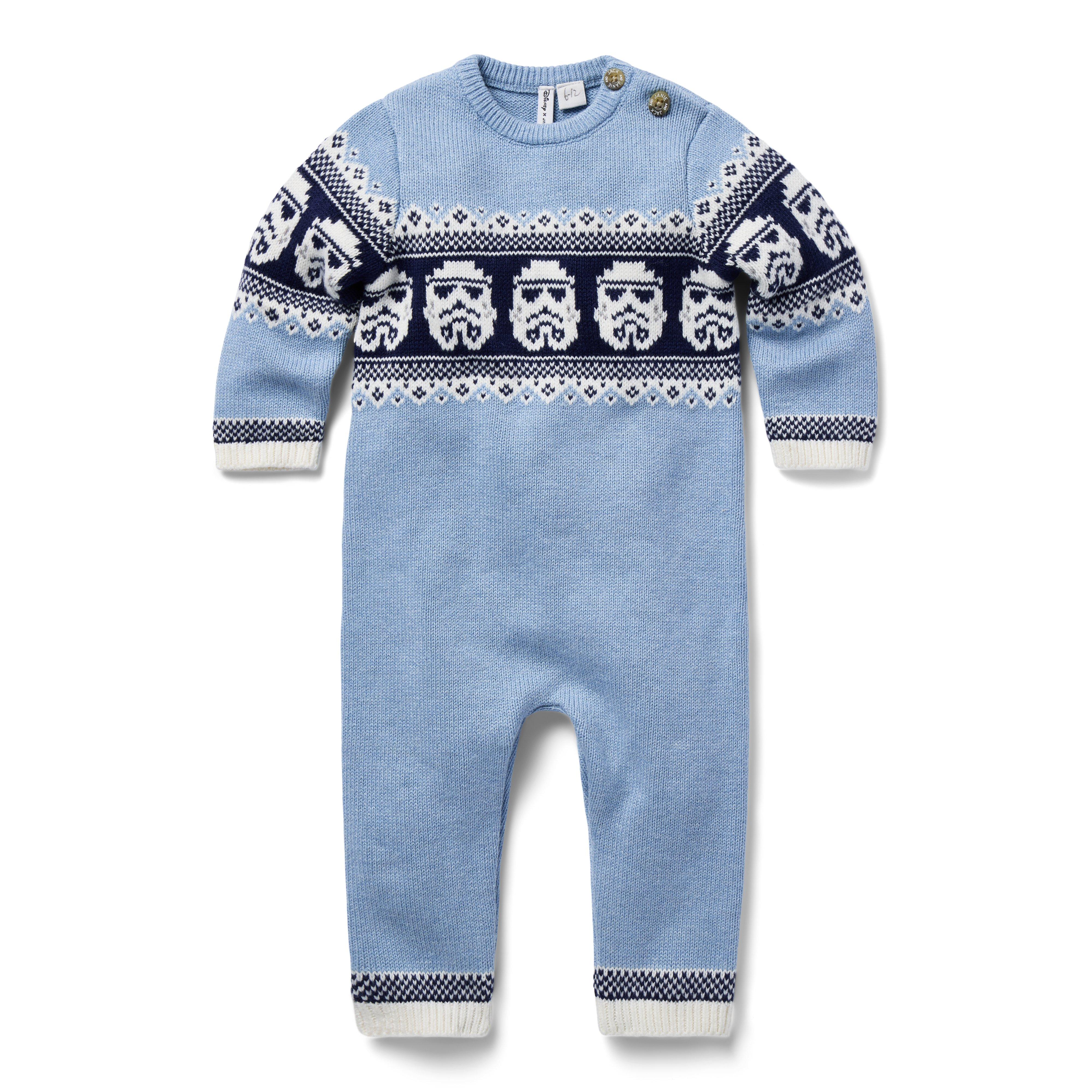 STAR WARS Baby Stormtrooper Fair Isle One-Piece image number 0