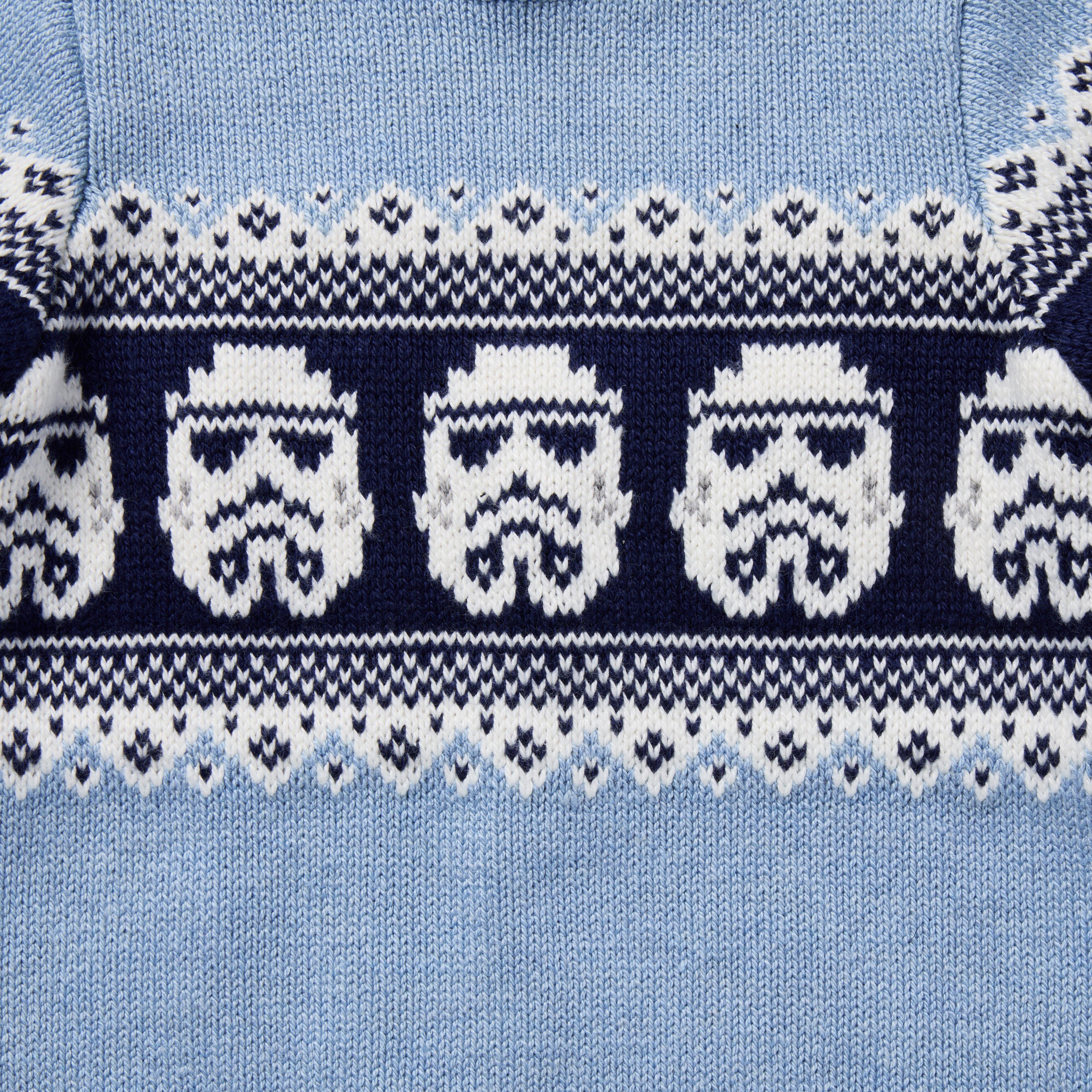 STAR WARS Baby Stormtrooper Fair Isle One-Piece image number 2