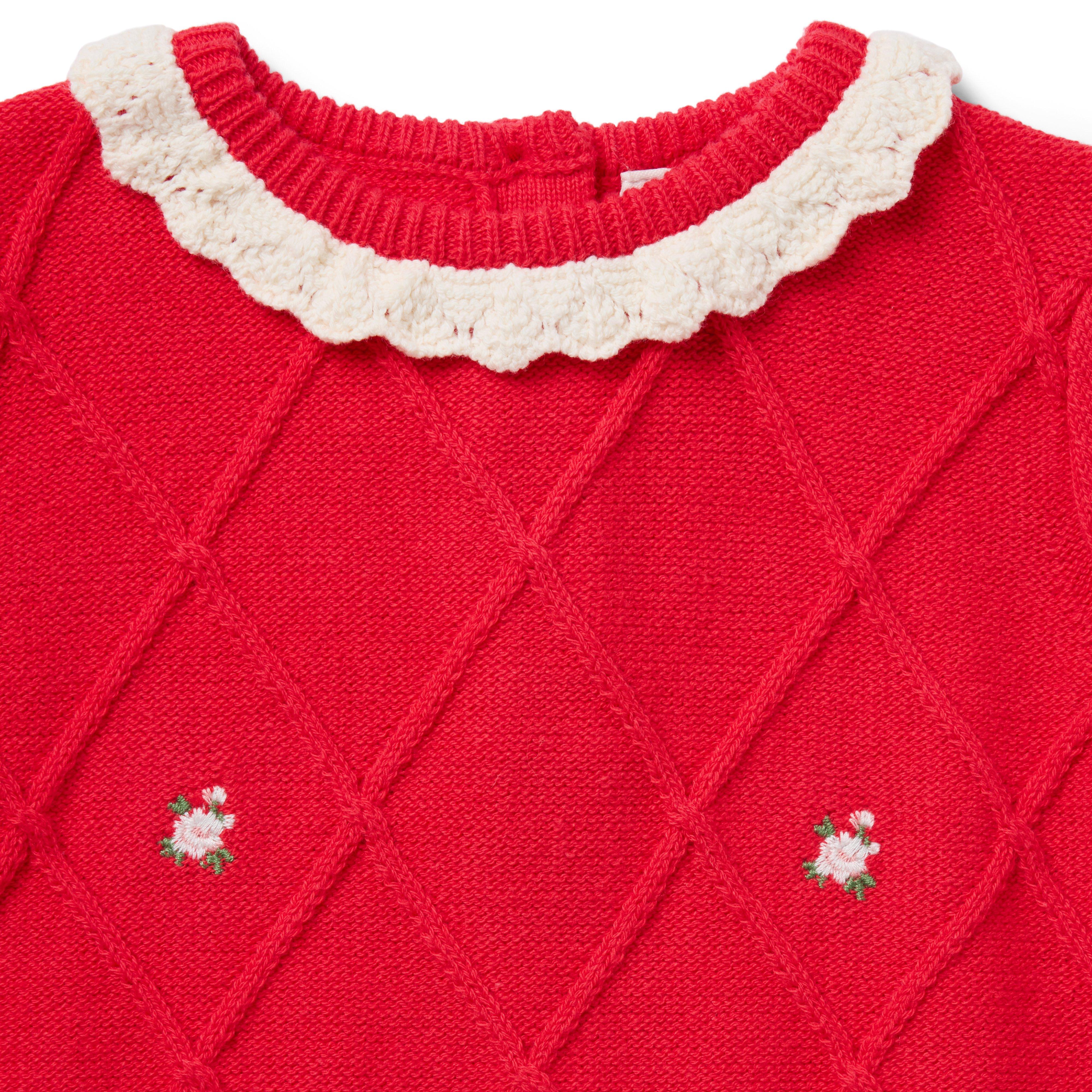 Baby Embroidered Matching Sweater Set image number 2