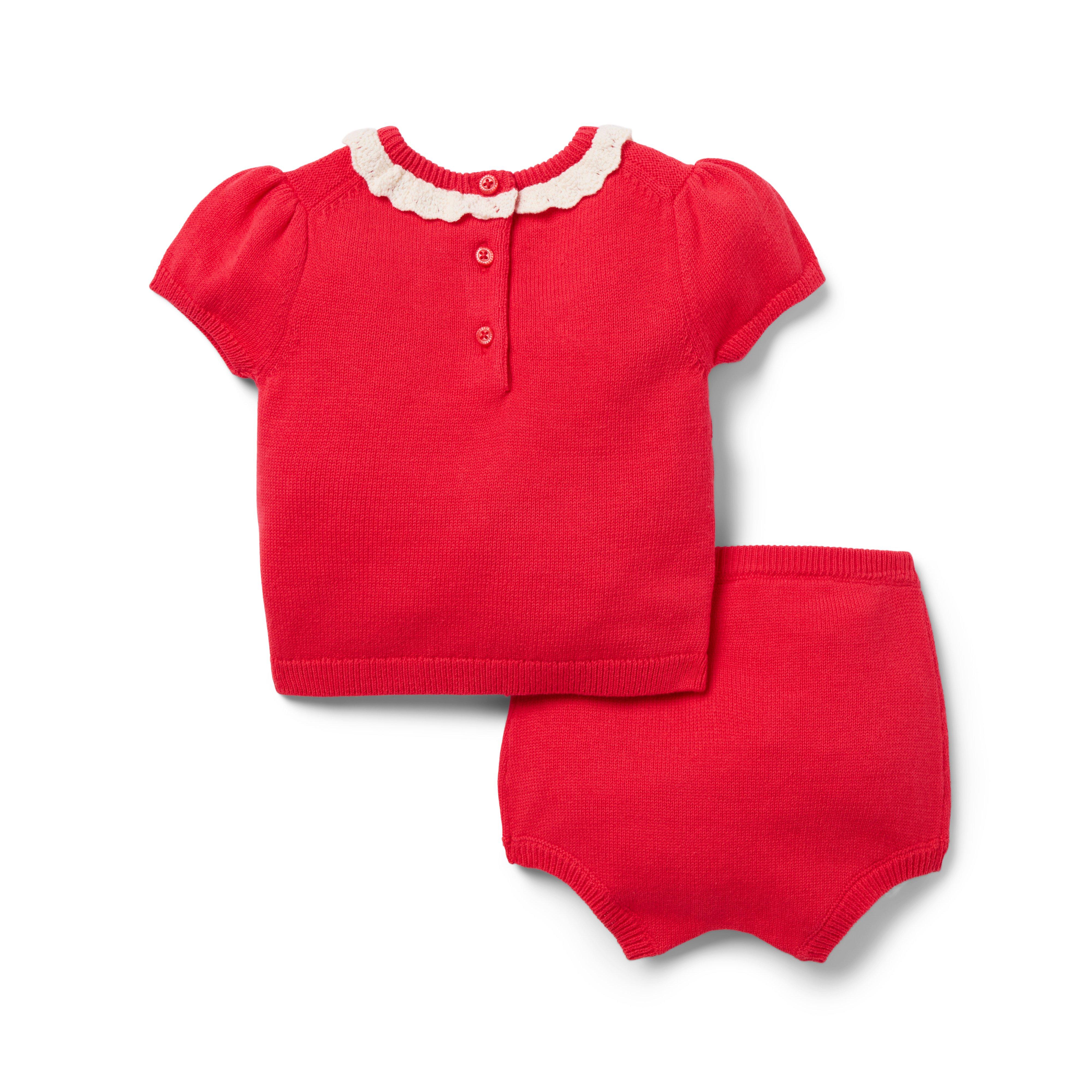 Baby Embroidered Matching Sweater Set image number 1