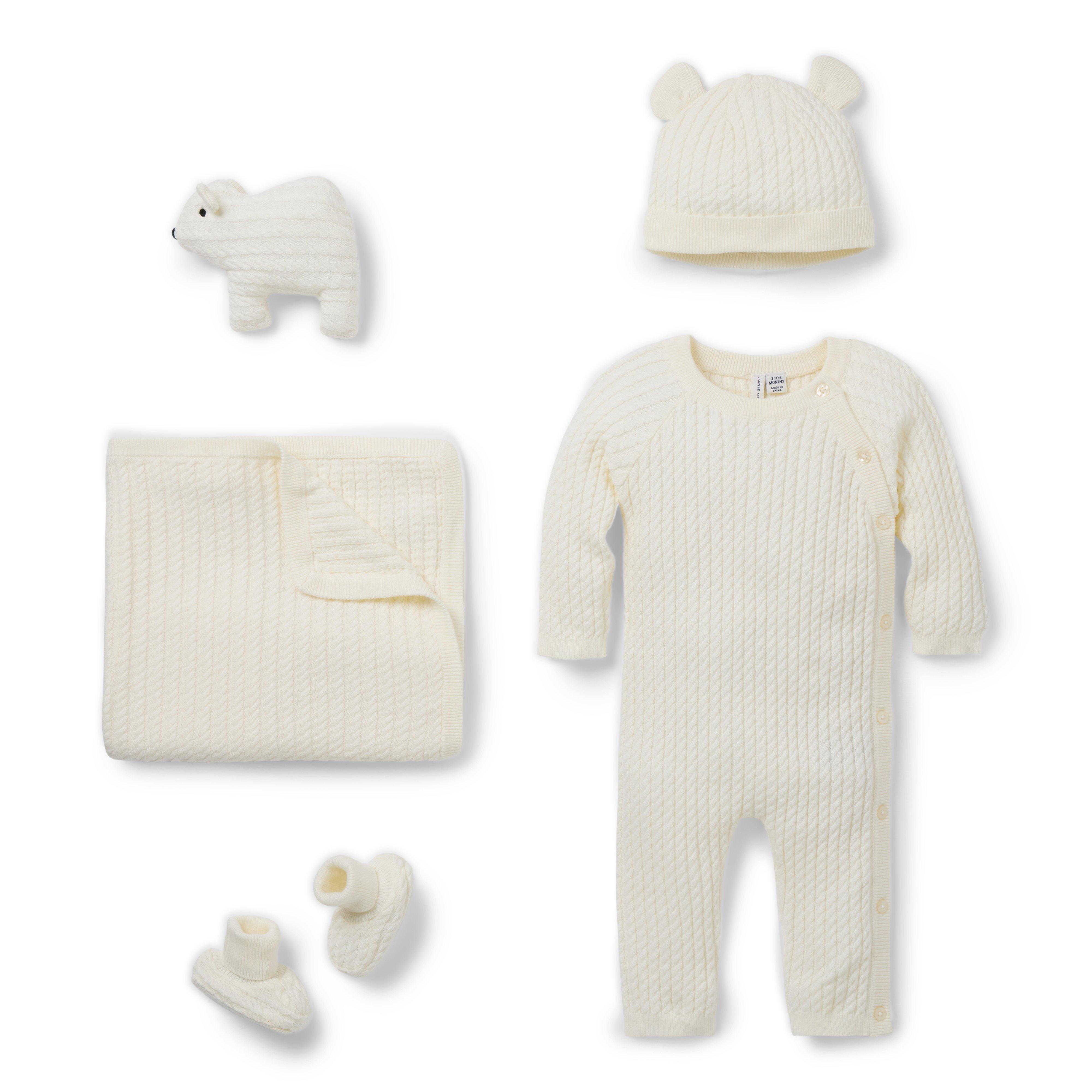 Baby Bundle of Love Cable Knit Gift Set