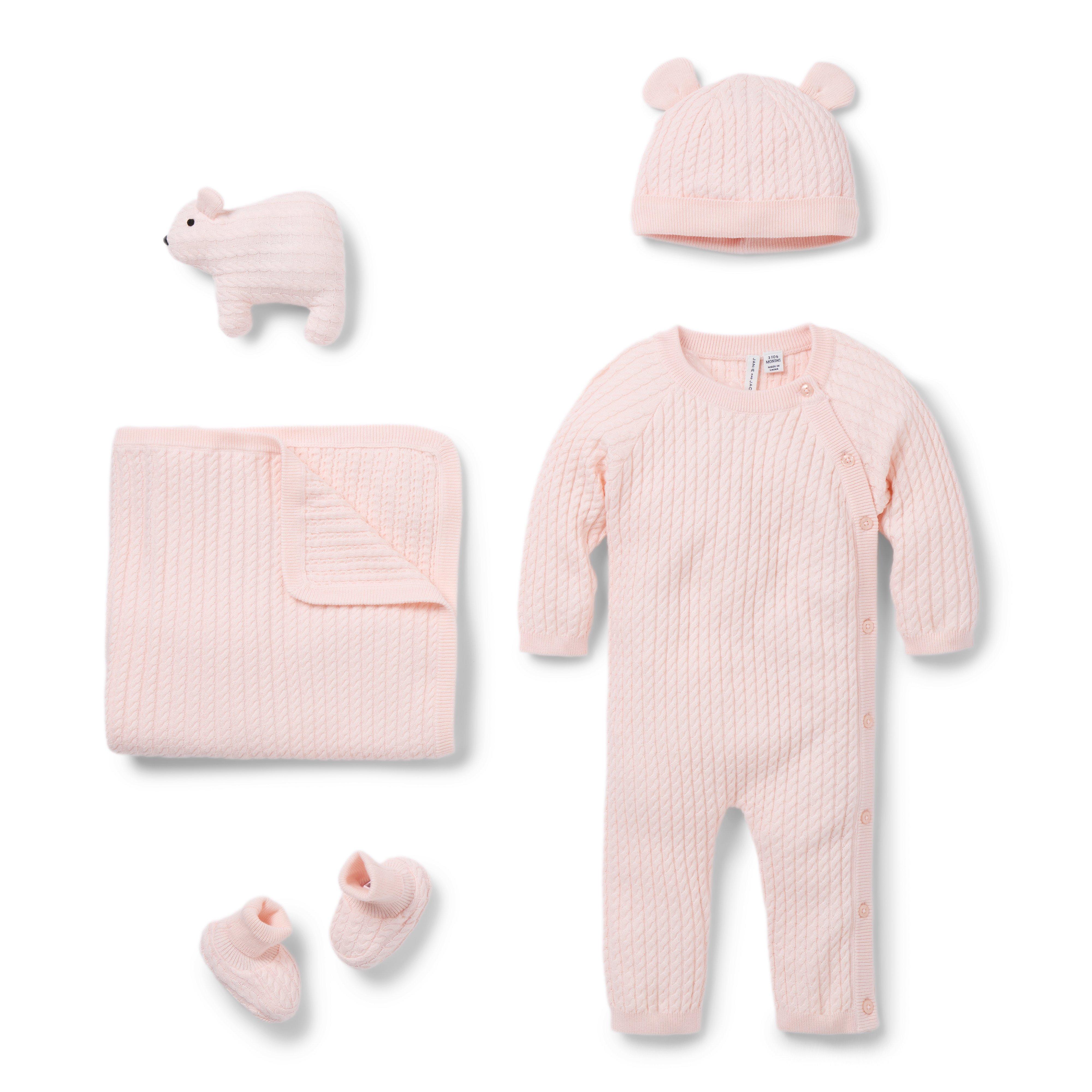 Baby Bundle of Love Cable Knit Gift Set