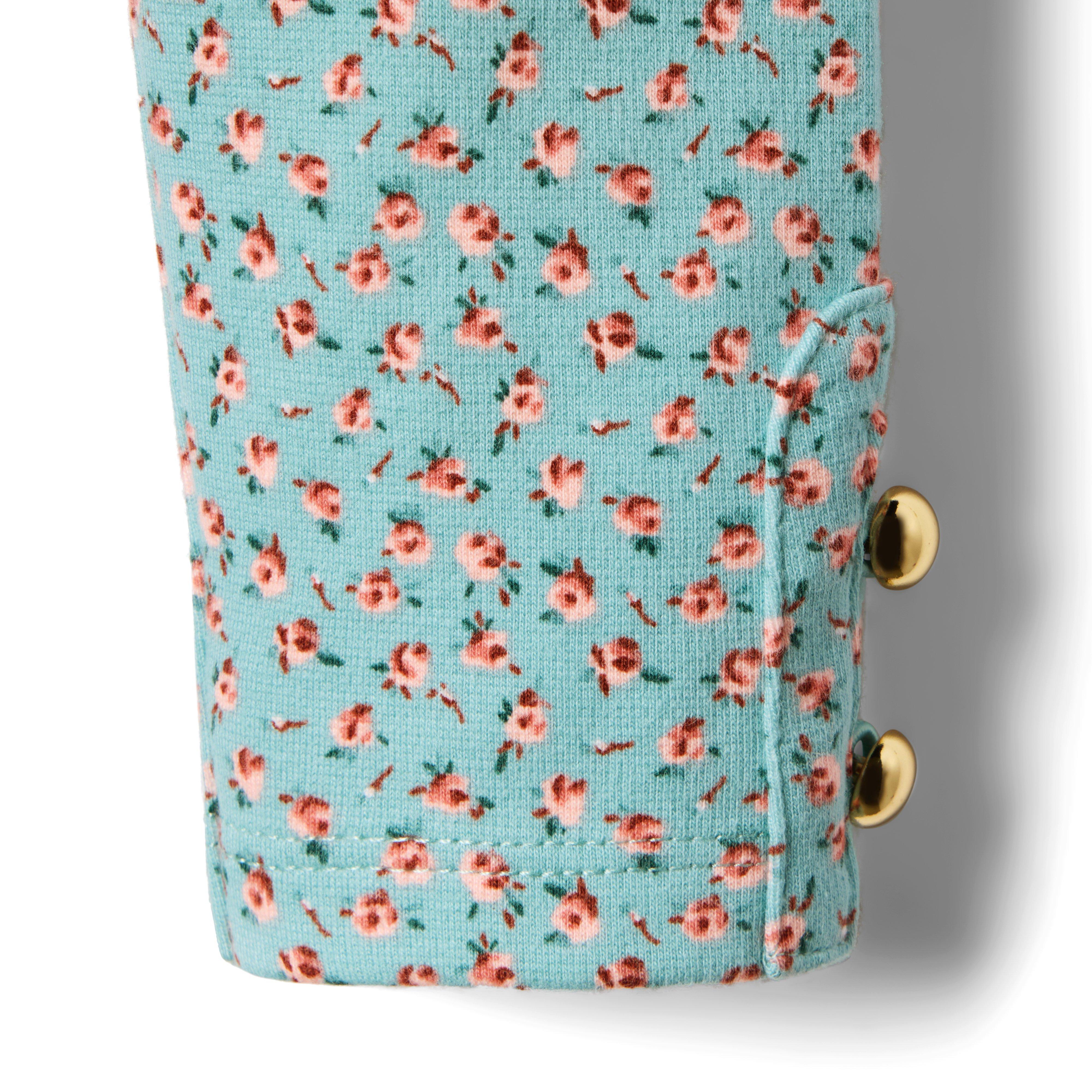 Ditsy Floral Button Cuff Ponte Pant image number 1