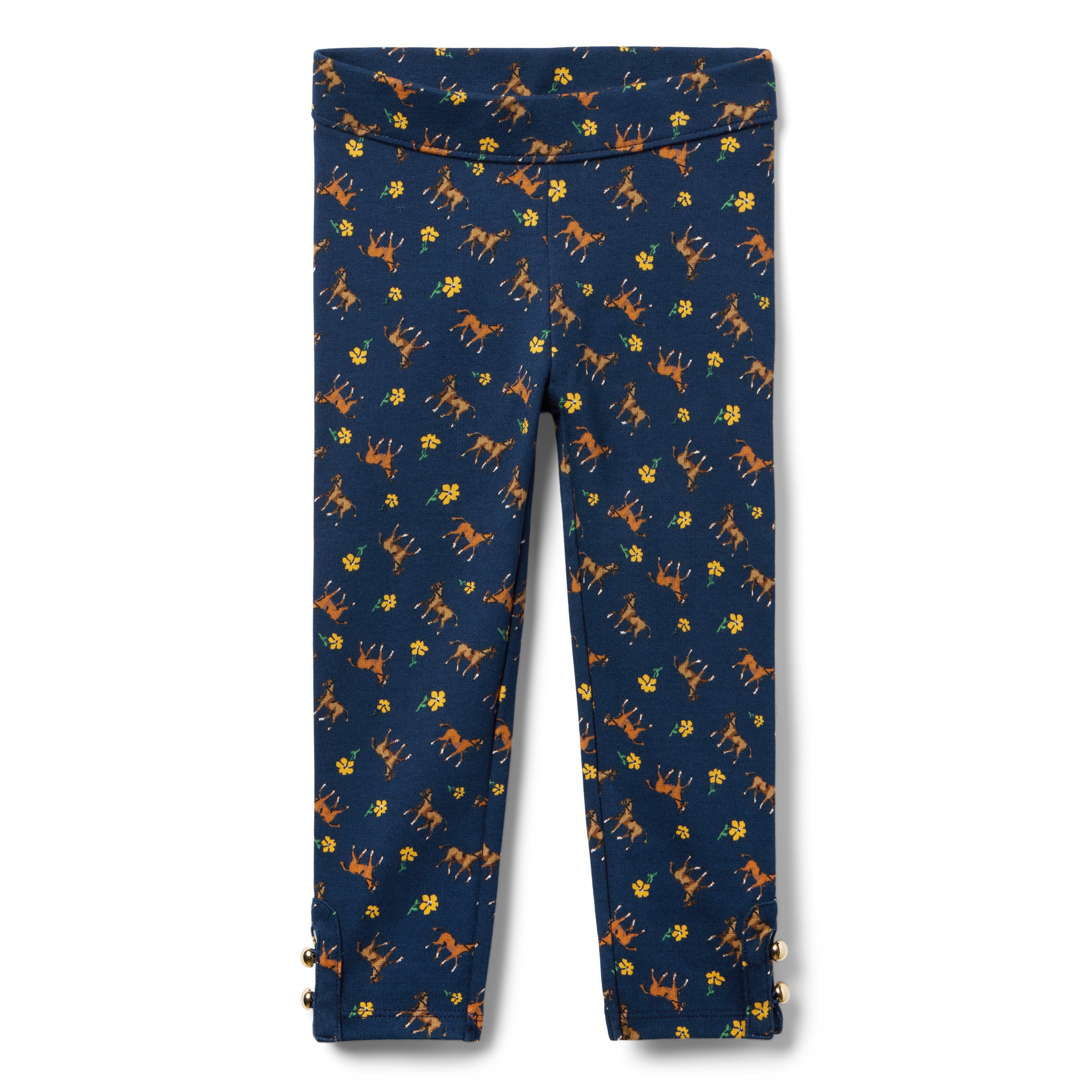 Horse Button Cuff Ponte Pant image number 0