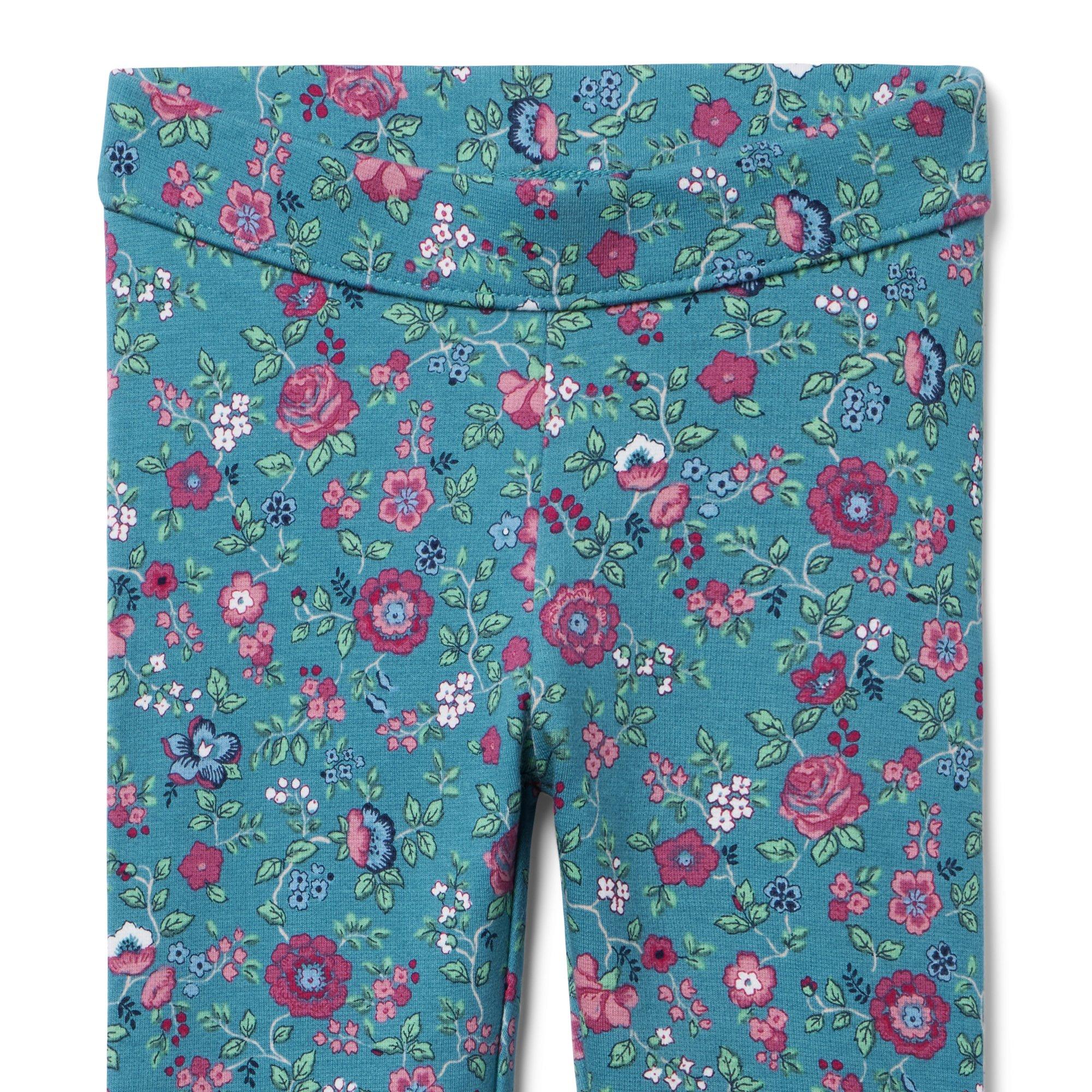 Ditsy Floral Button Cuff Ponte Pant image number 2