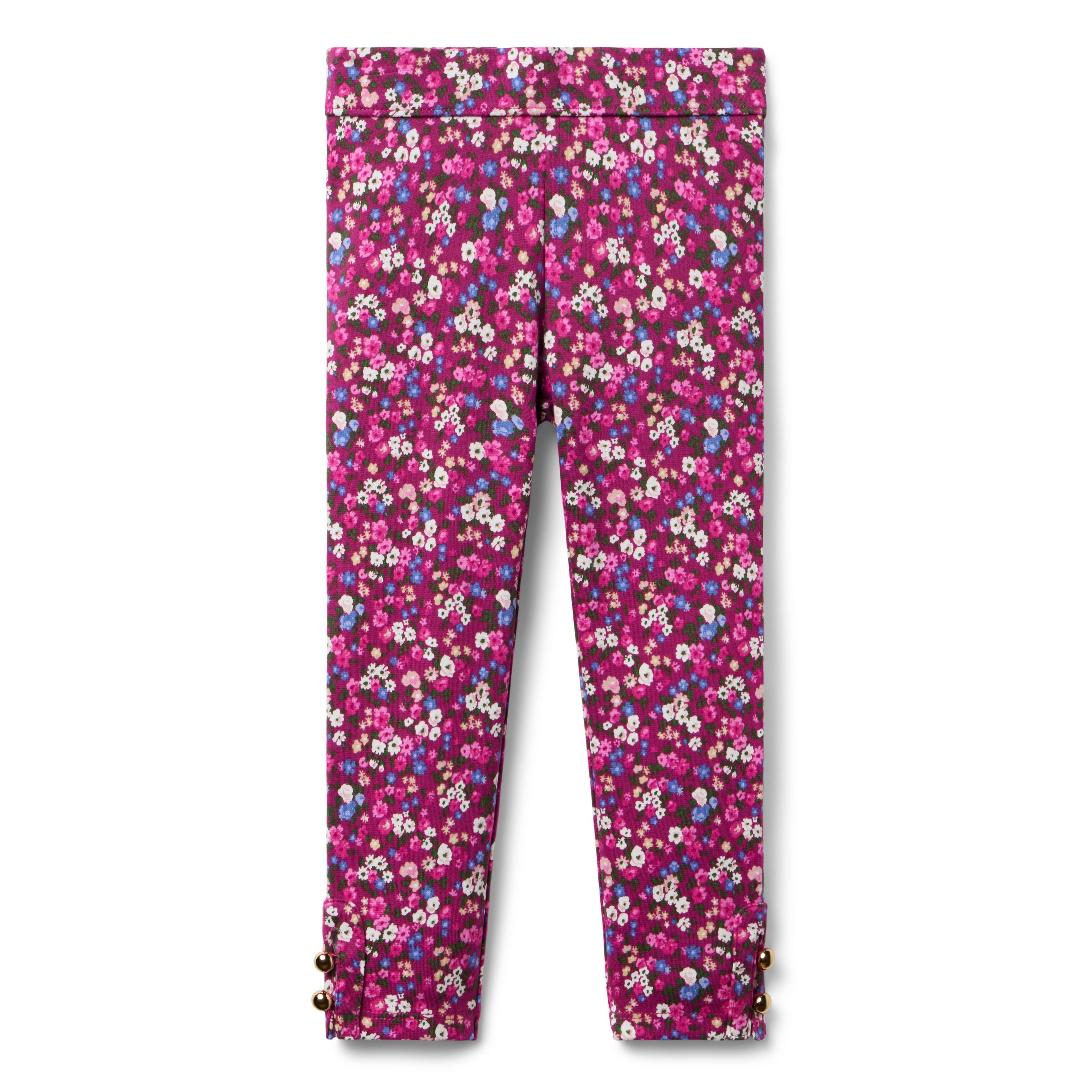 Ditsy Floral Button Cuff Ponte Pant image number 0