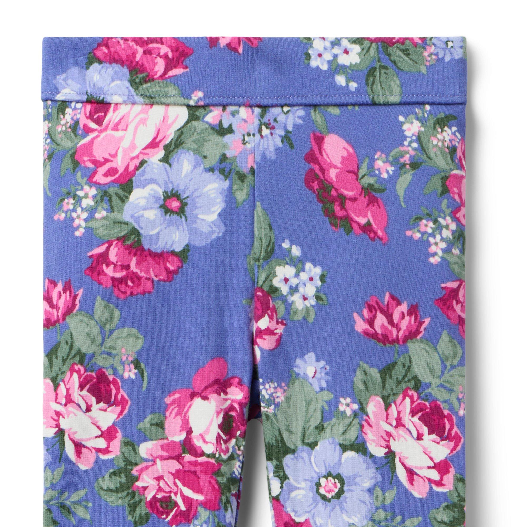 Floral Button Cuff Ponte Pant image number 2