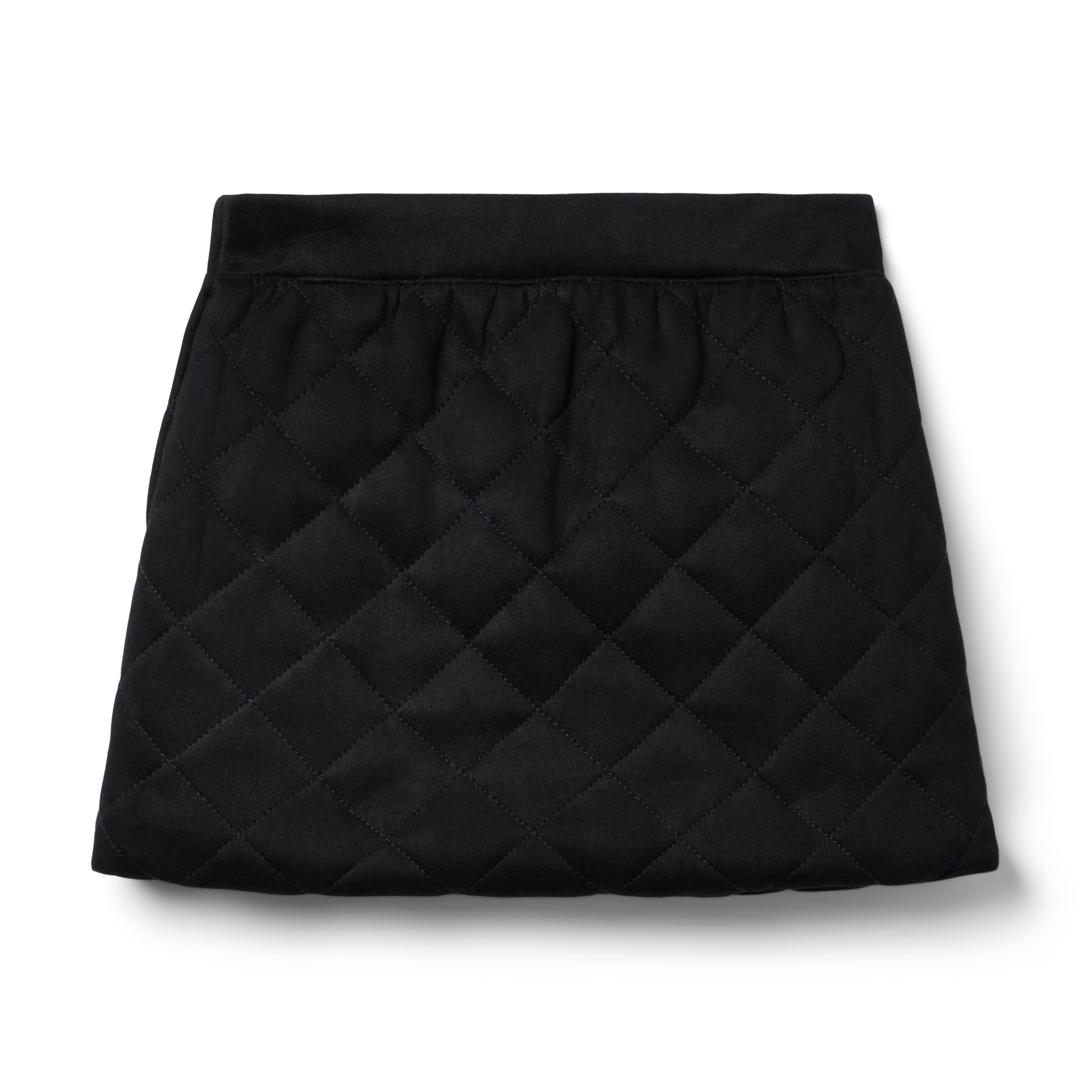 The Suede Quilted Skirt image number 1