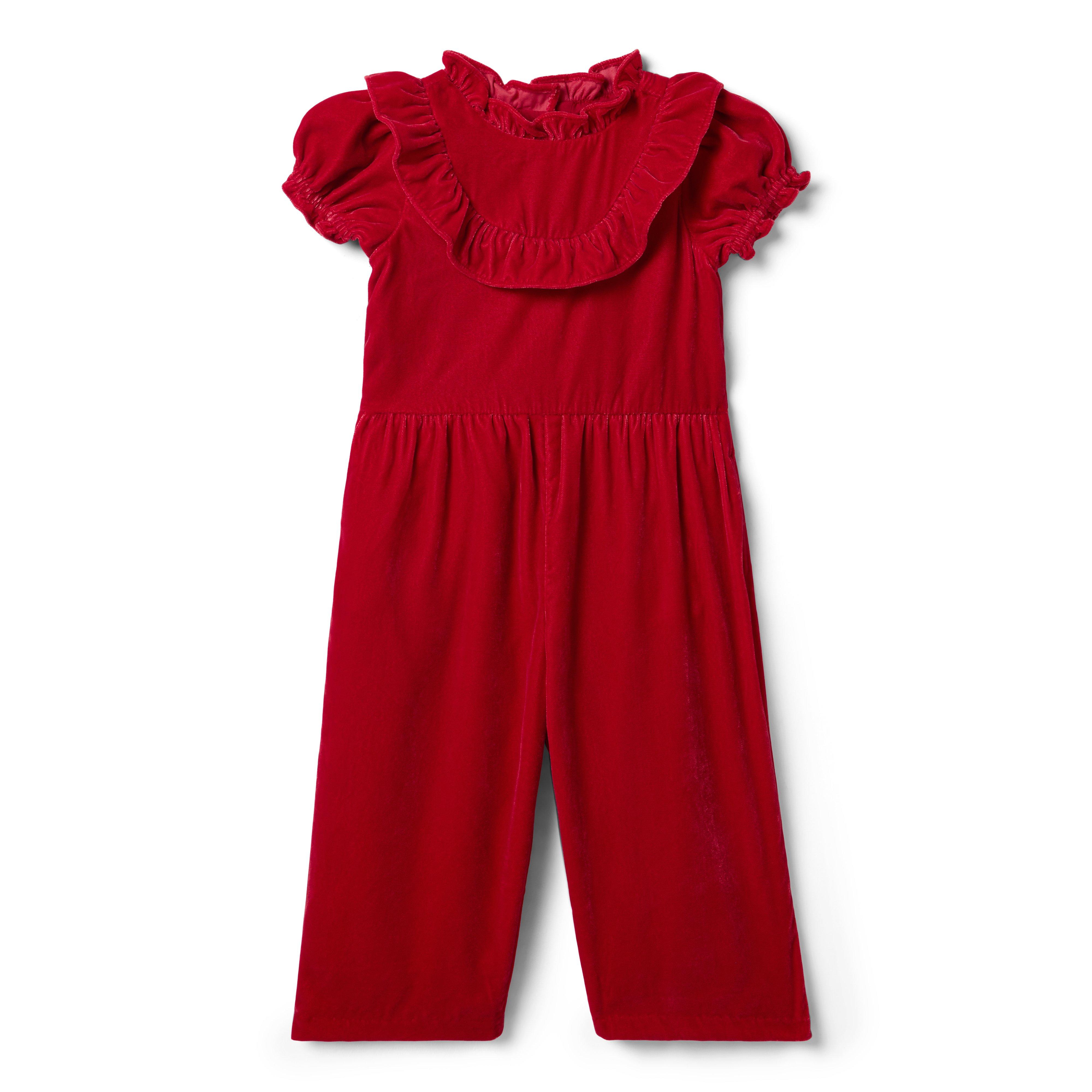 The Velvet Ruffle Jumpsuit