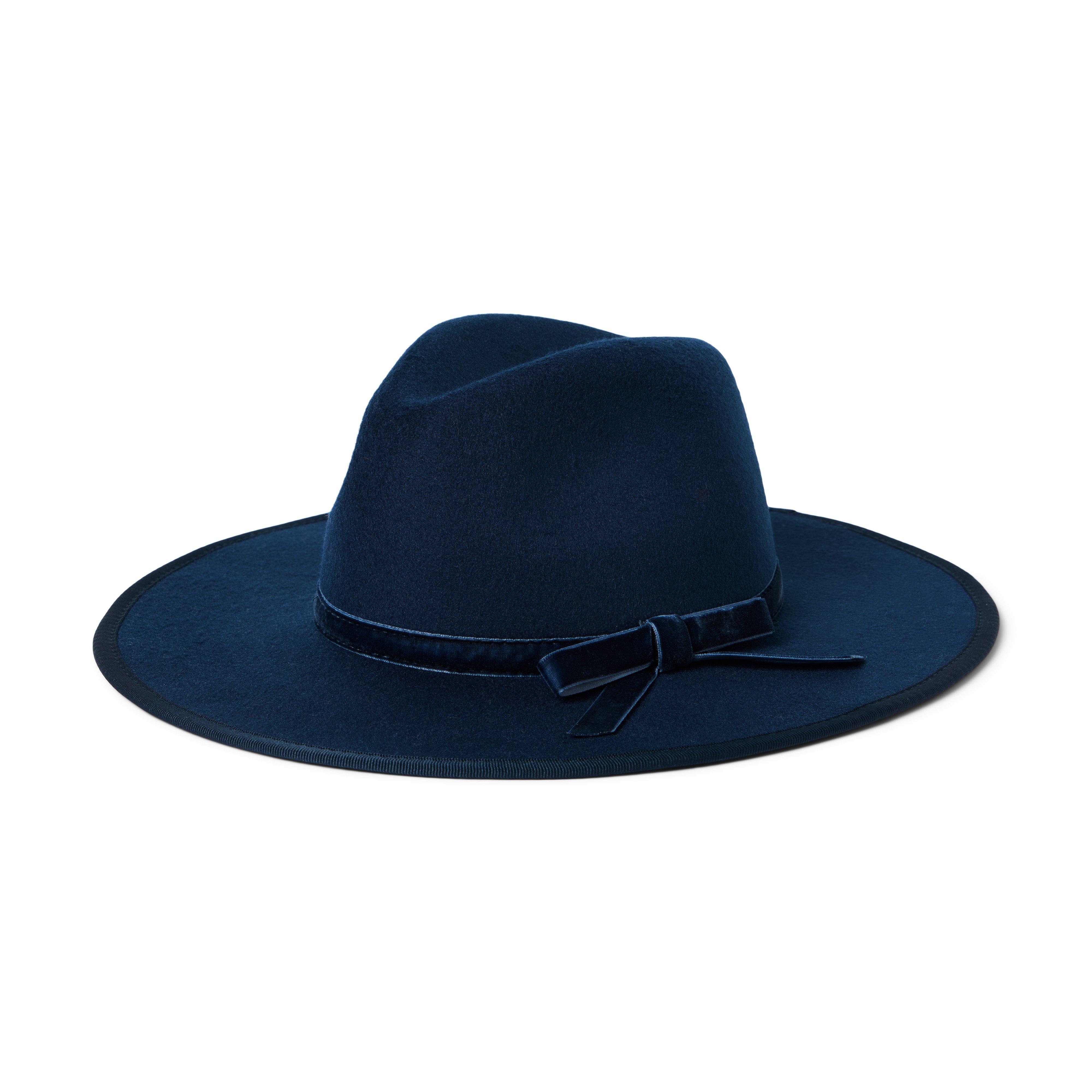 Wide-Brim Felt Hat