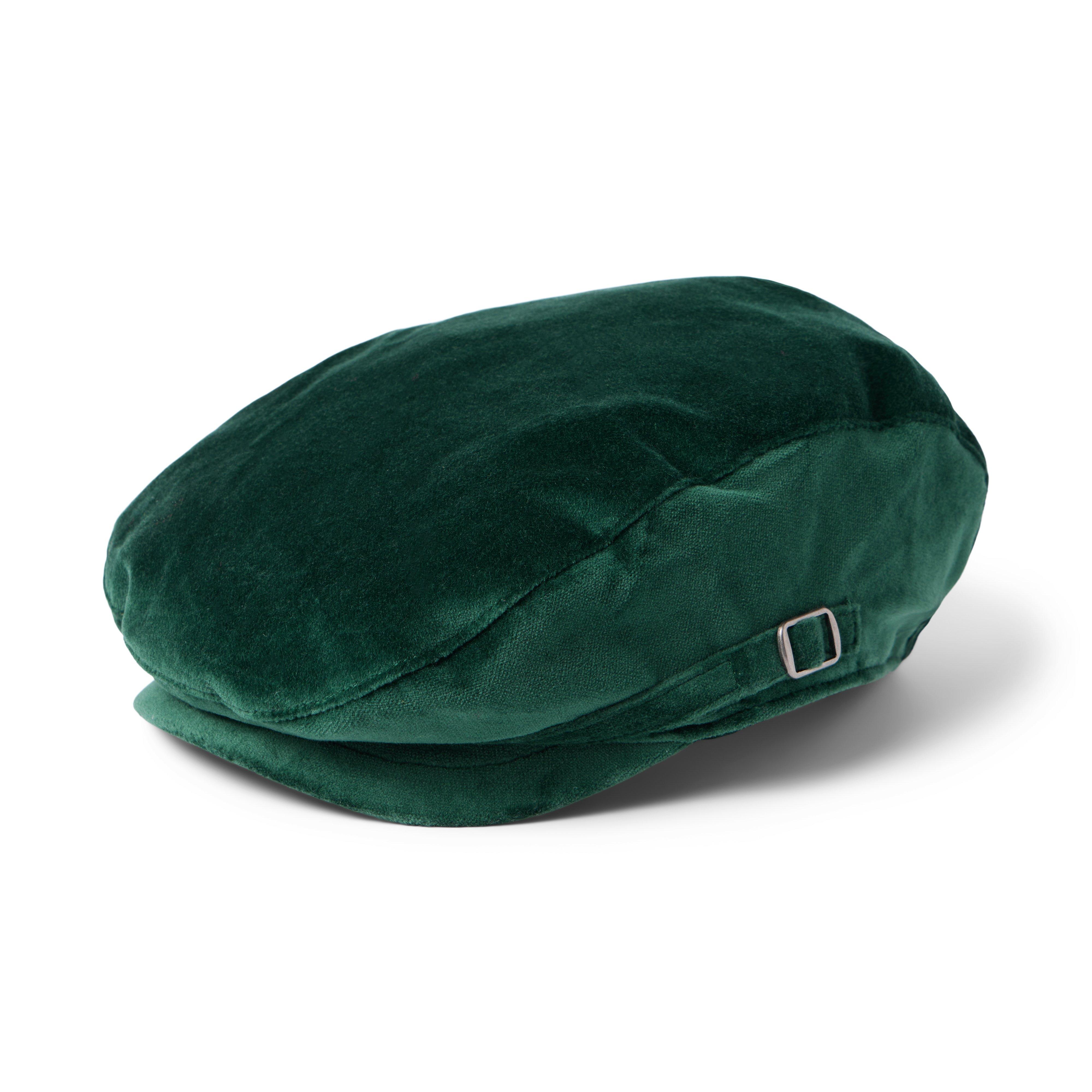 Velvet Newsboy Cap