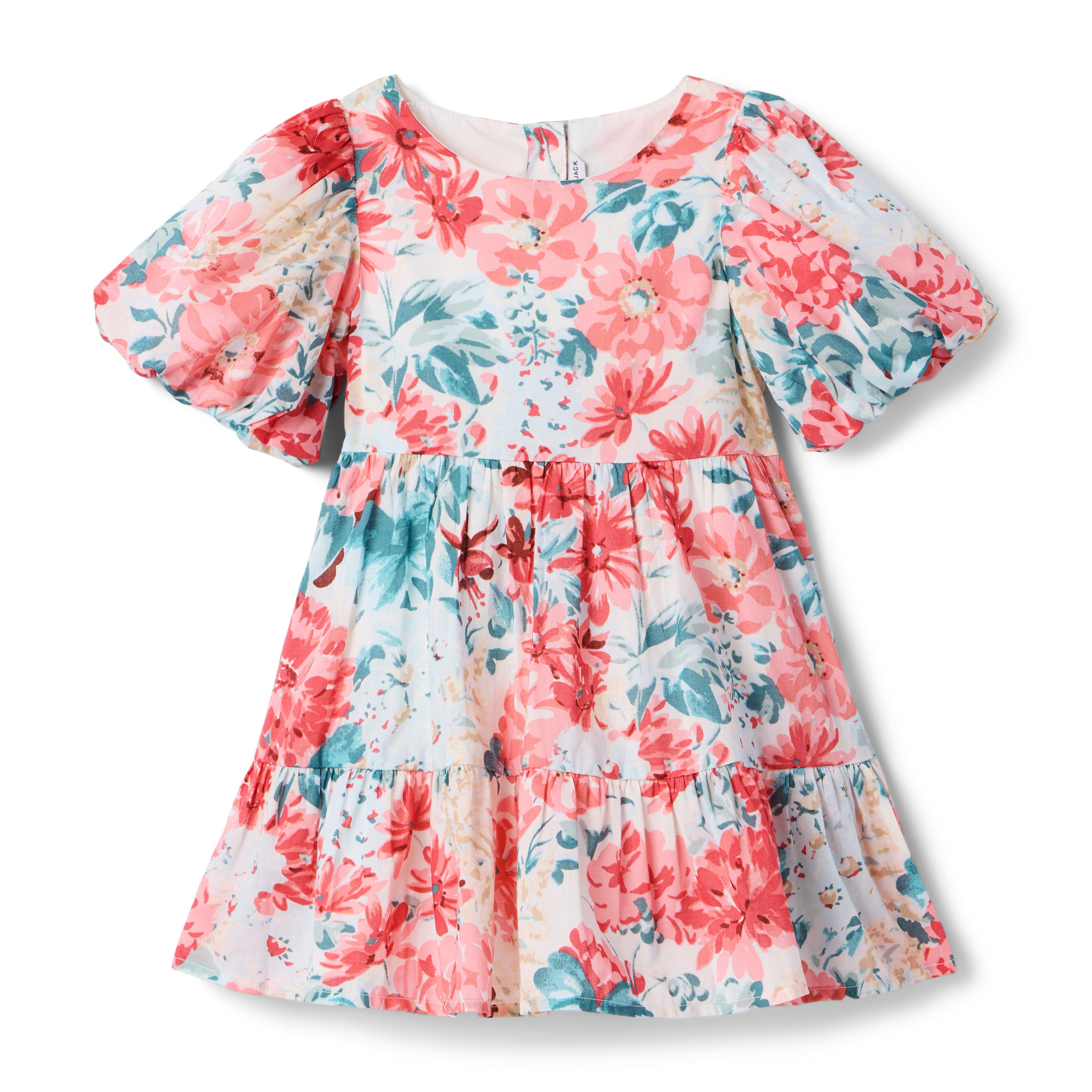 Floral Puff Sleeve Dress