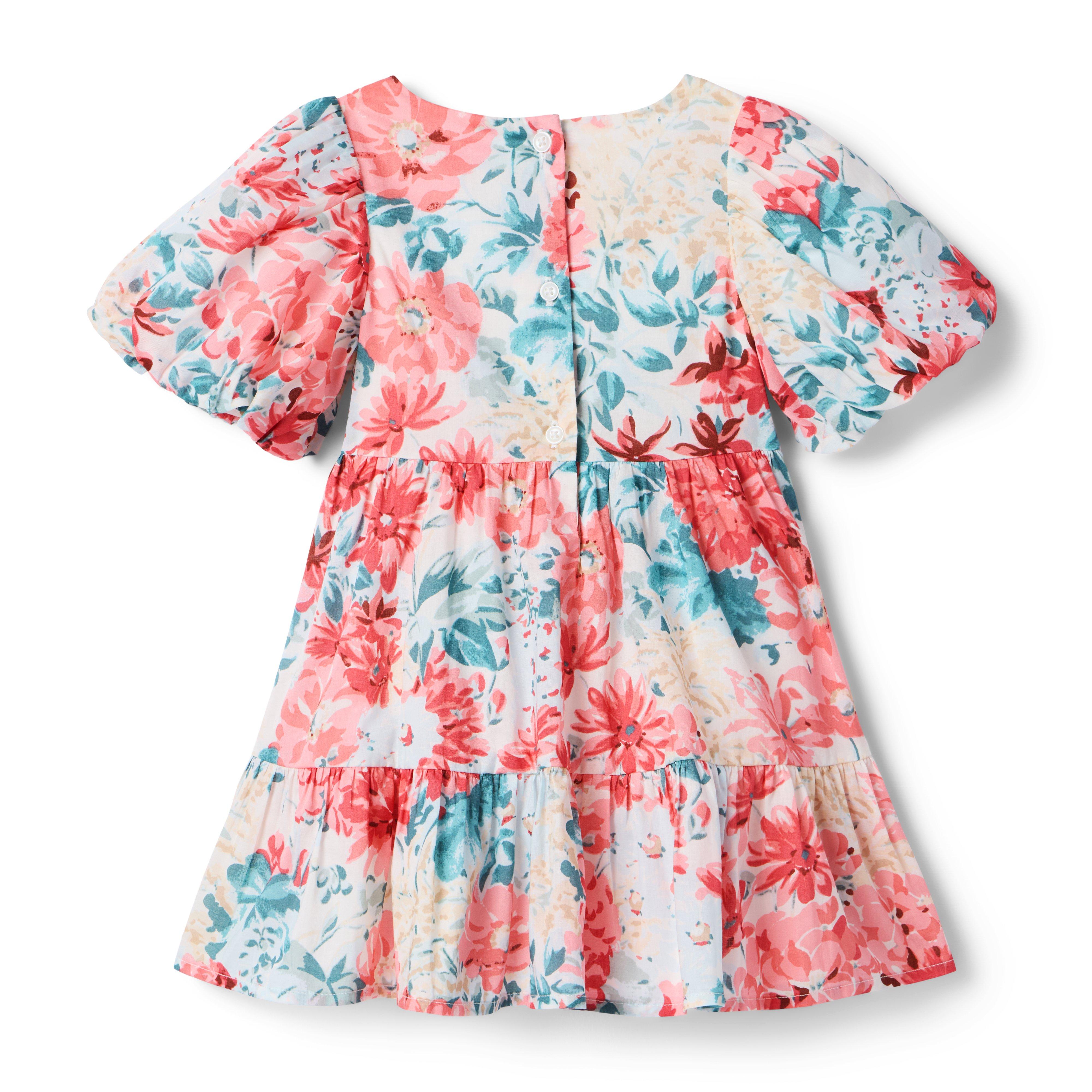 Floral Puff Sleeve Dress image number 1