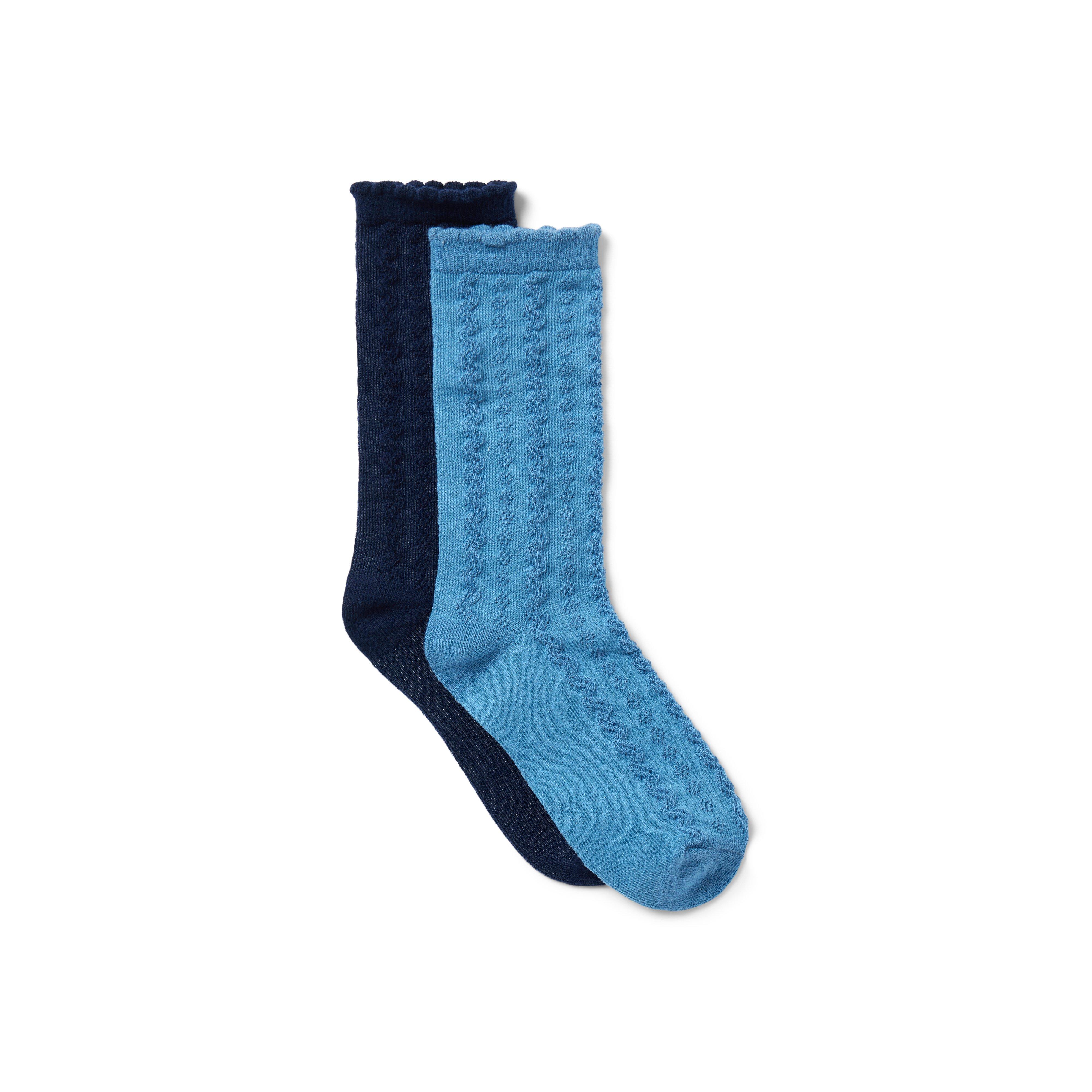 Pointelle Sock 2-Pack