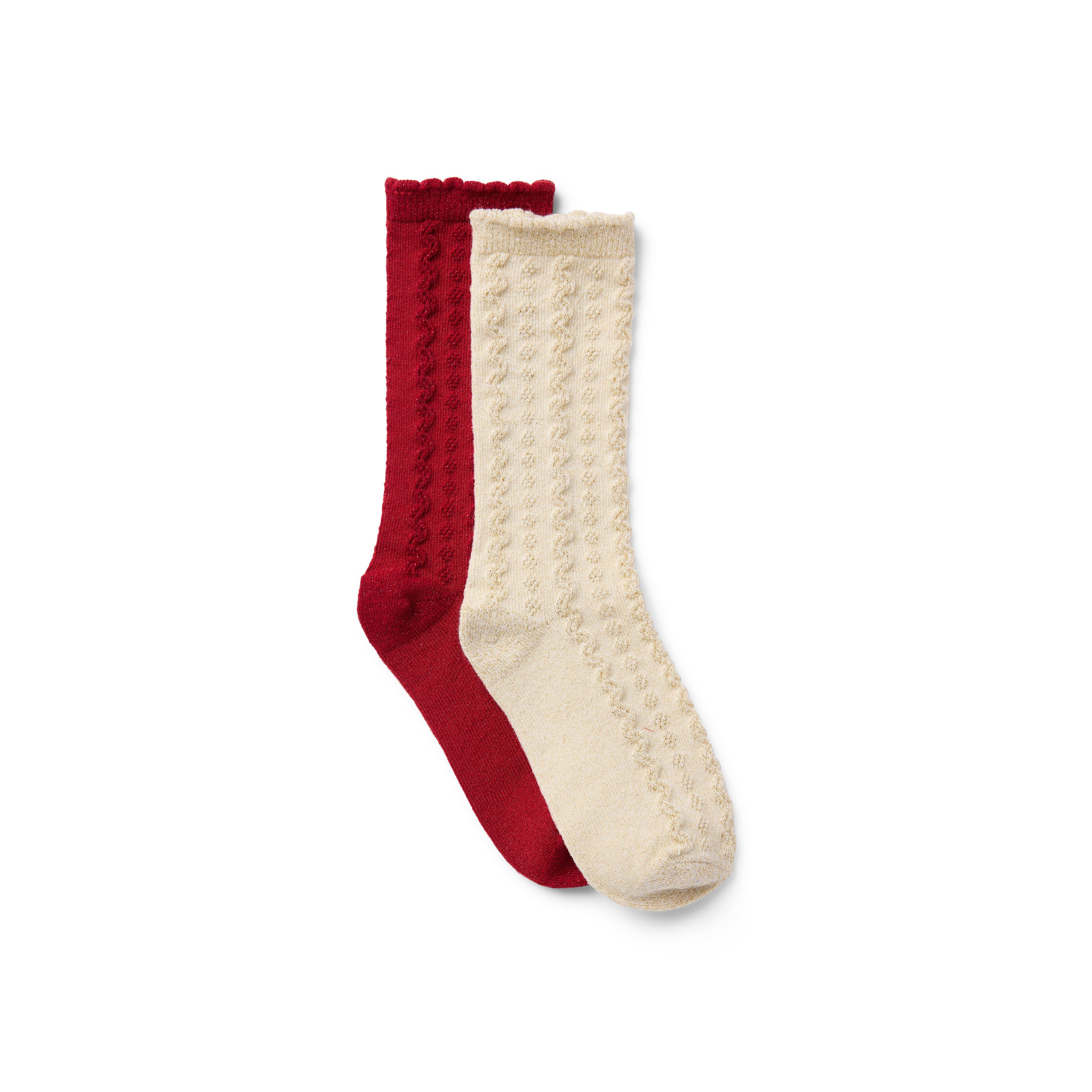 Pointelle Sock 2-Pack