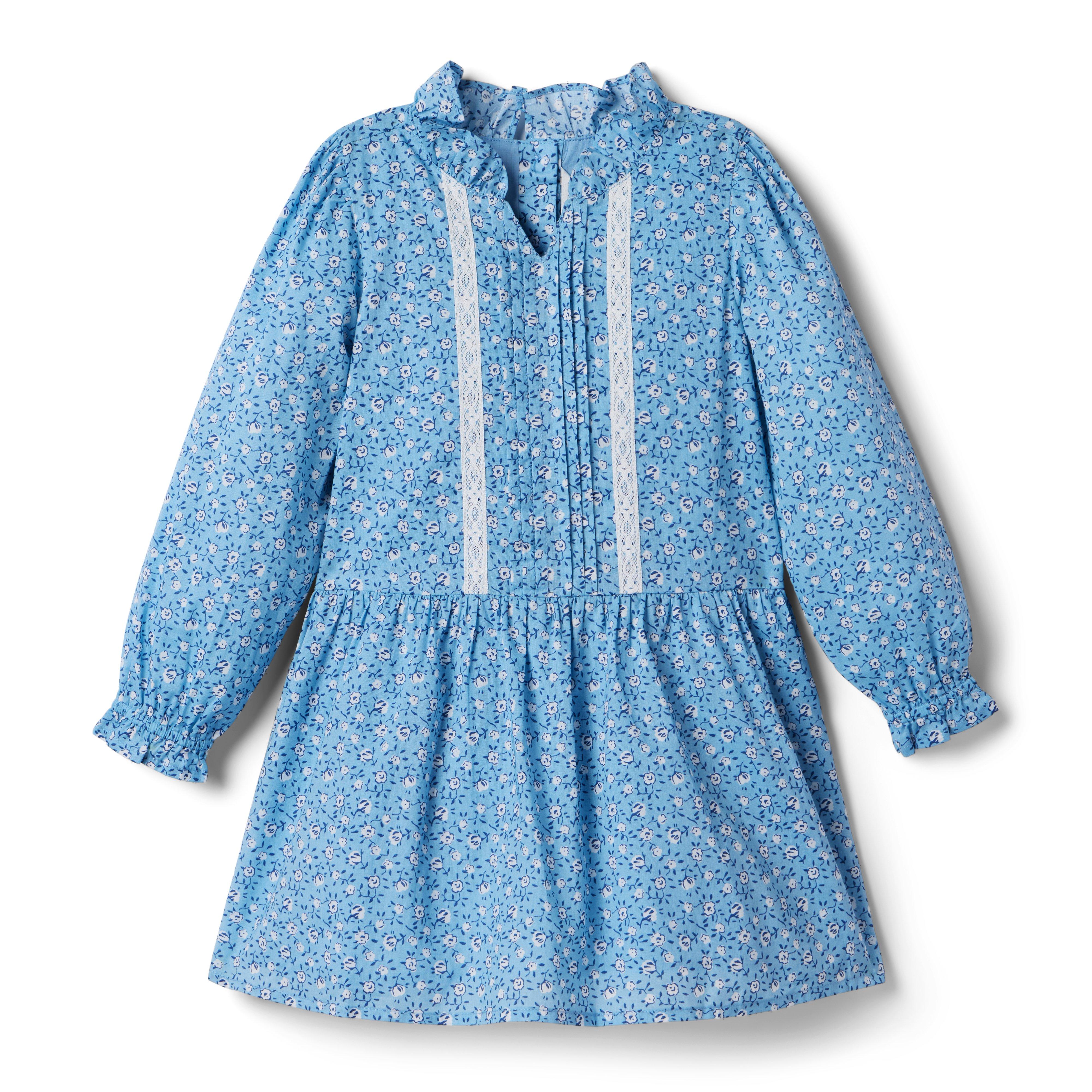 Ditsy Floral Pintuck Dress image number 0