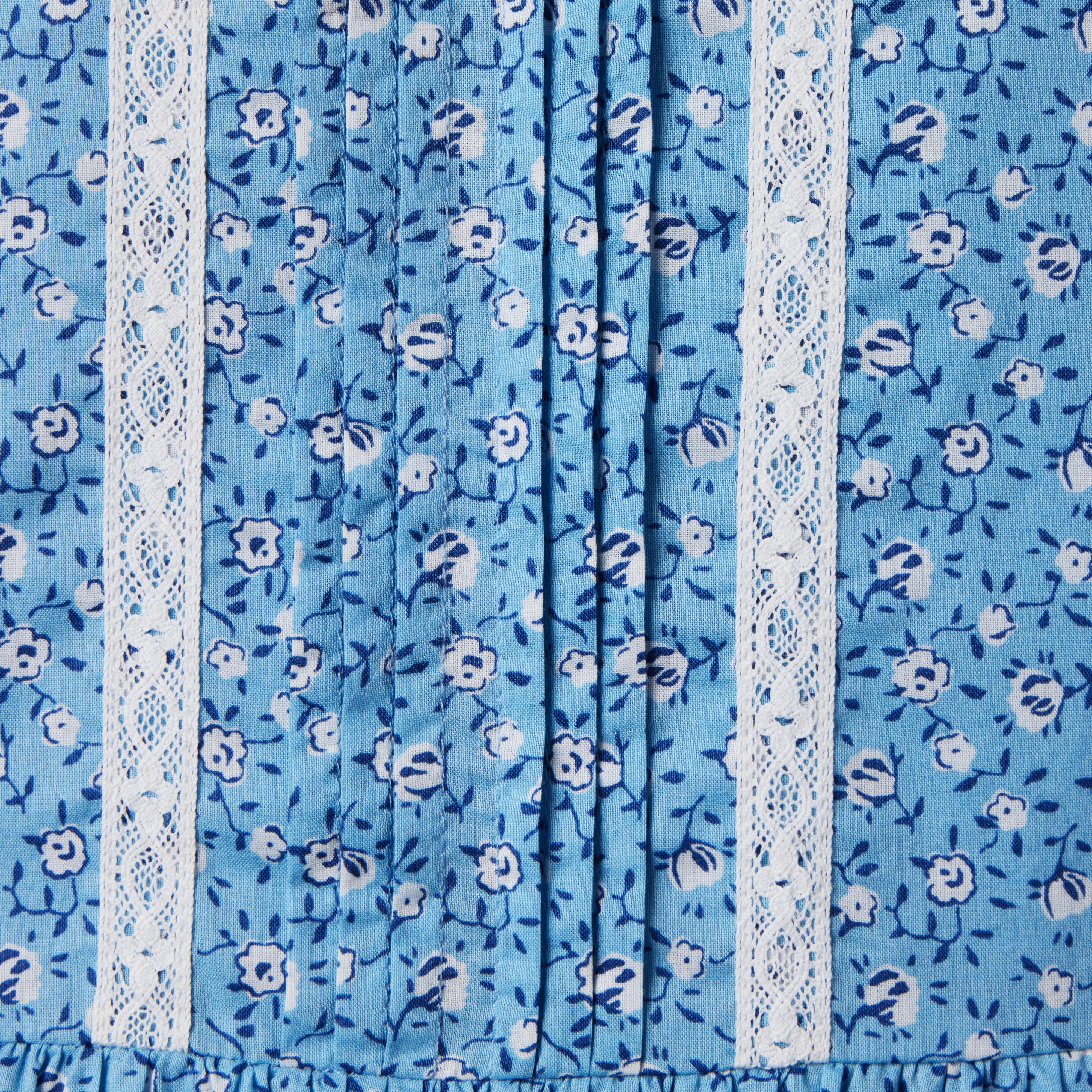 Ditsy Floral Pintuck Dress image number 2