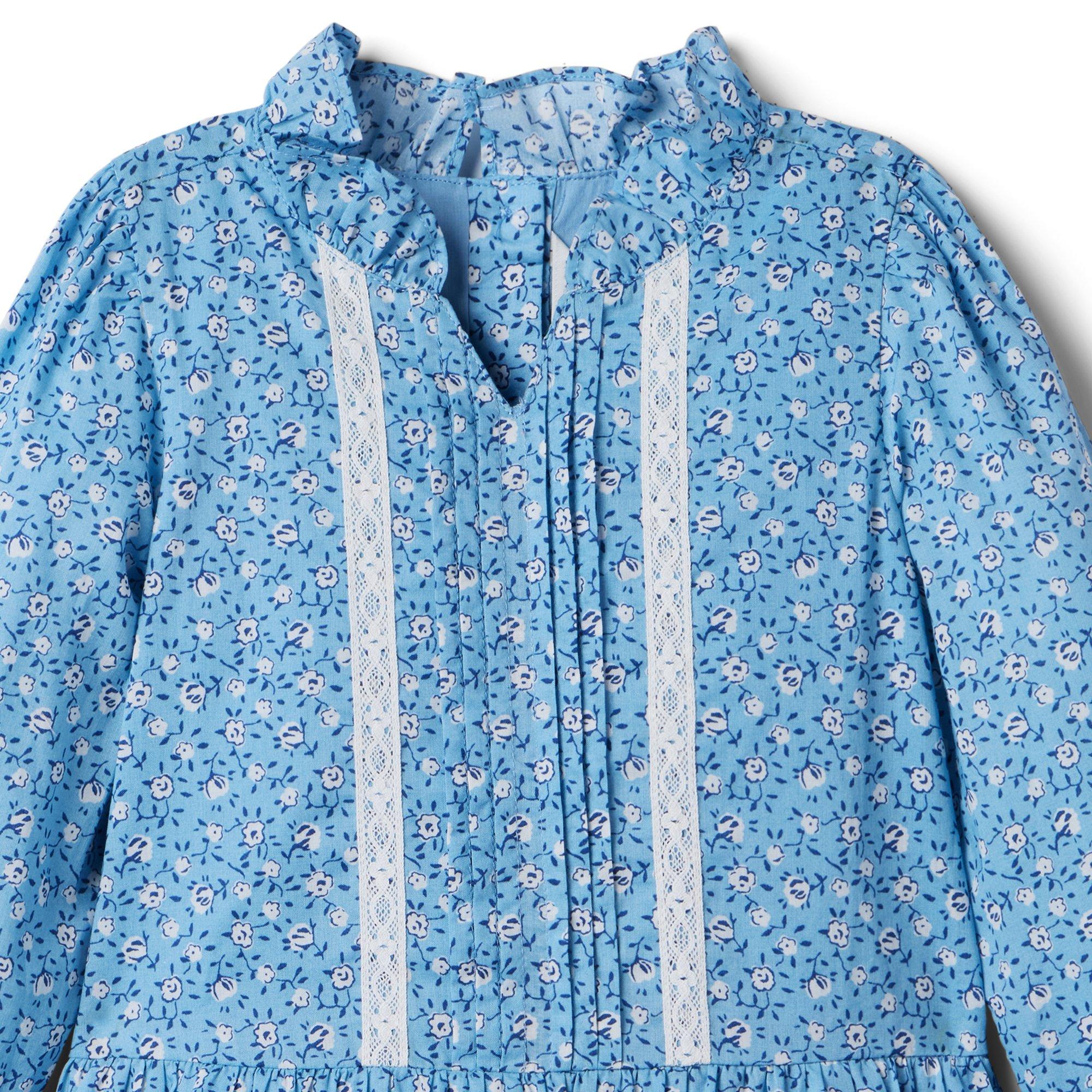 Ditsy Floral Pintuck Dress image number 3