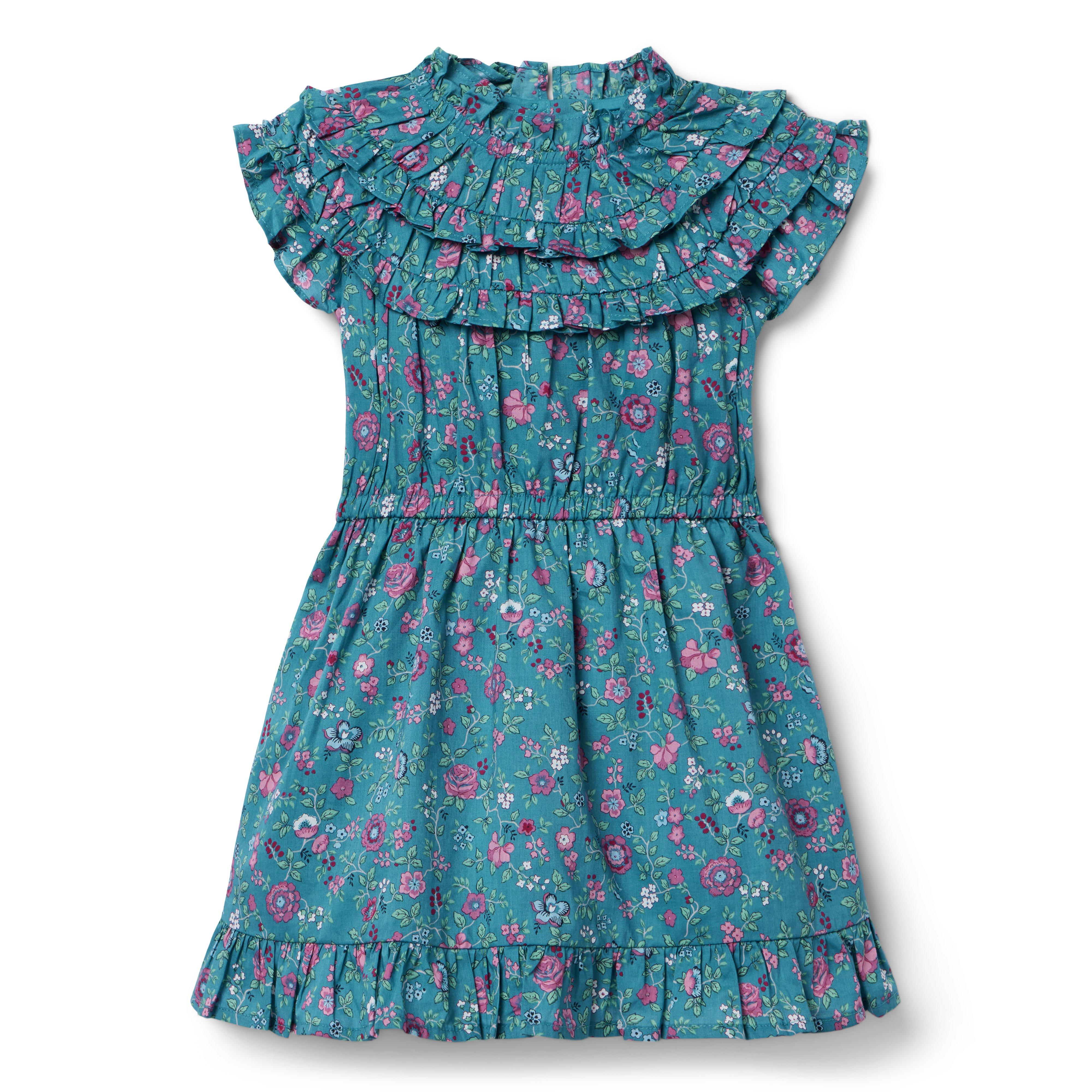 Ditsy Ruffle Dress