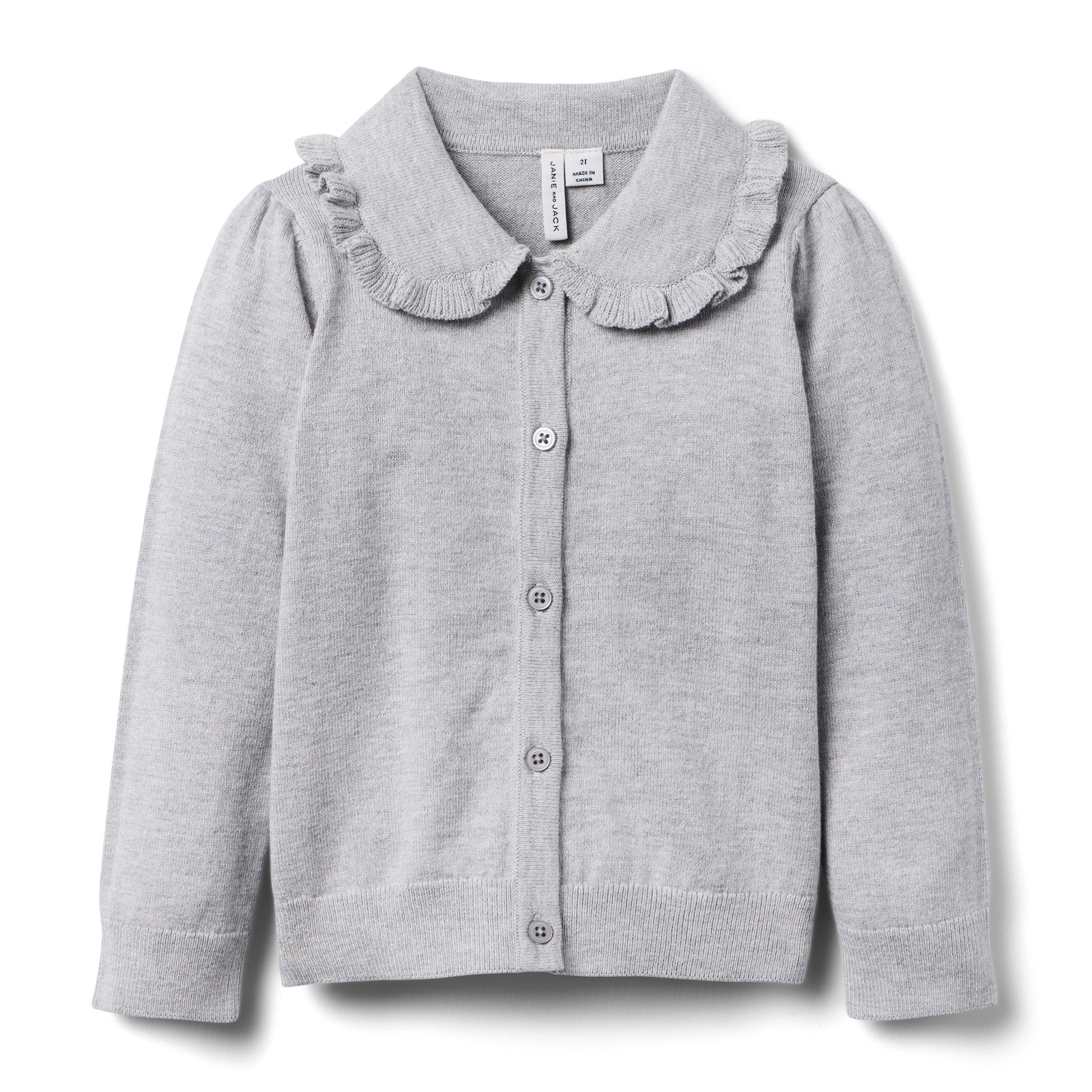 Ruffle Collar Cardigan 