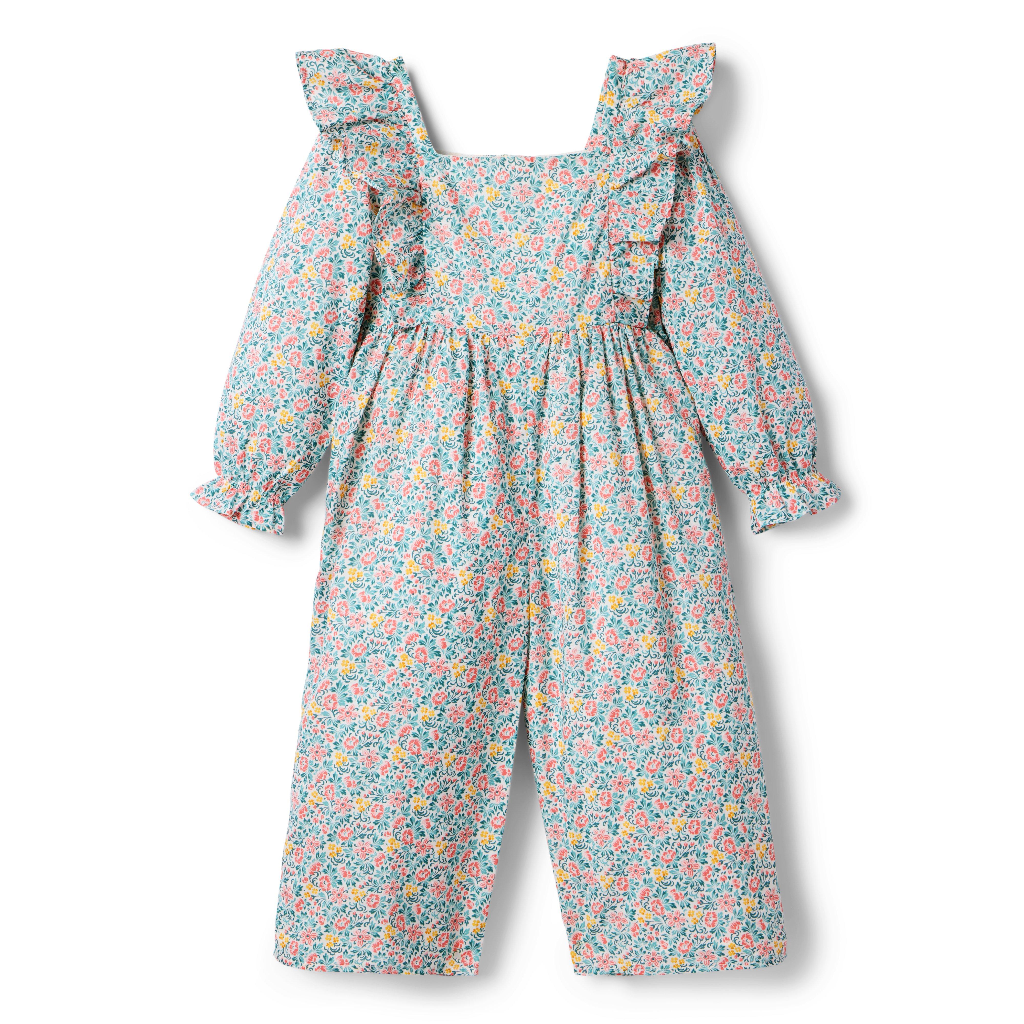 Ditsy Floral Ruffle Jumpsuit
