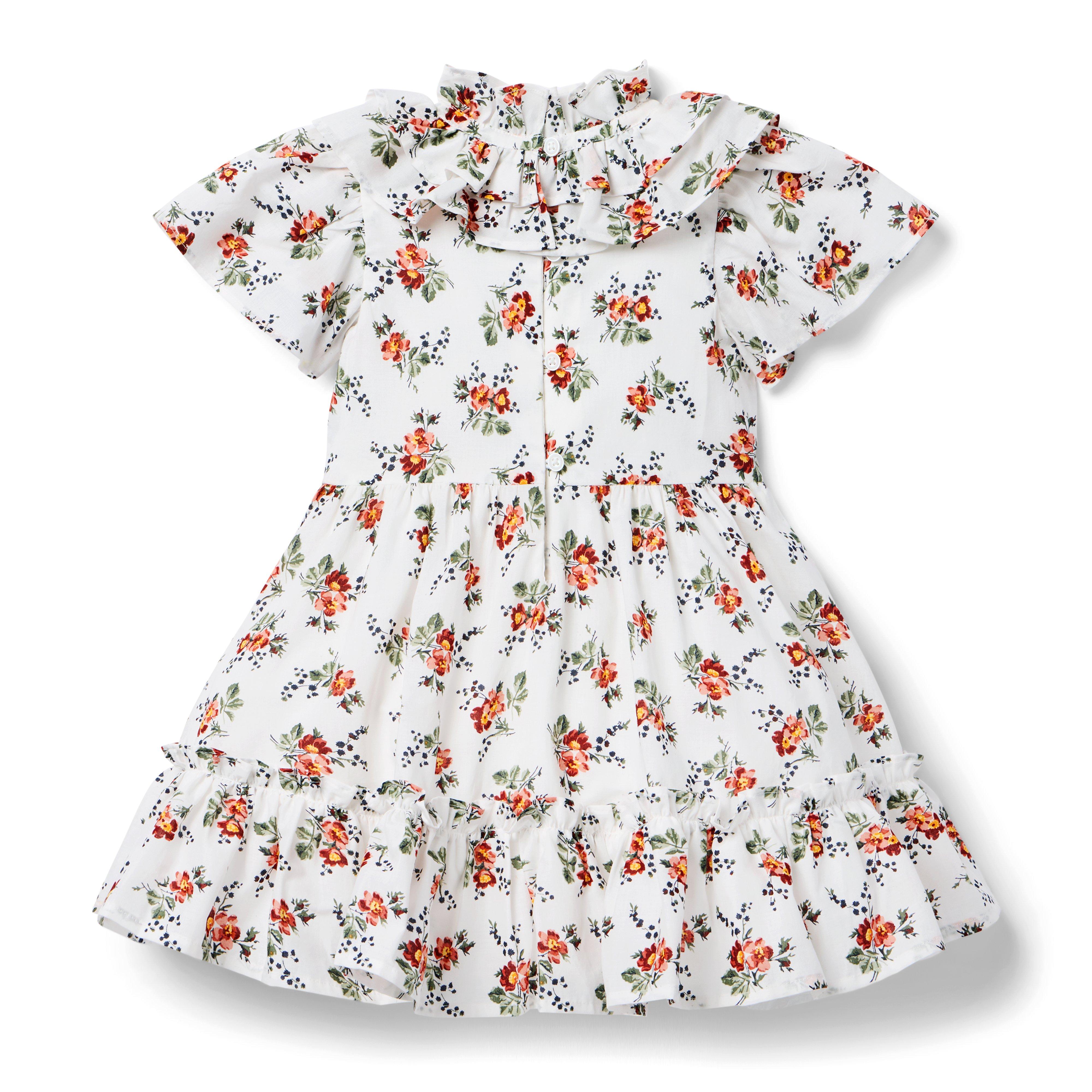 Floral Flutter Sleeve Dress image number 1