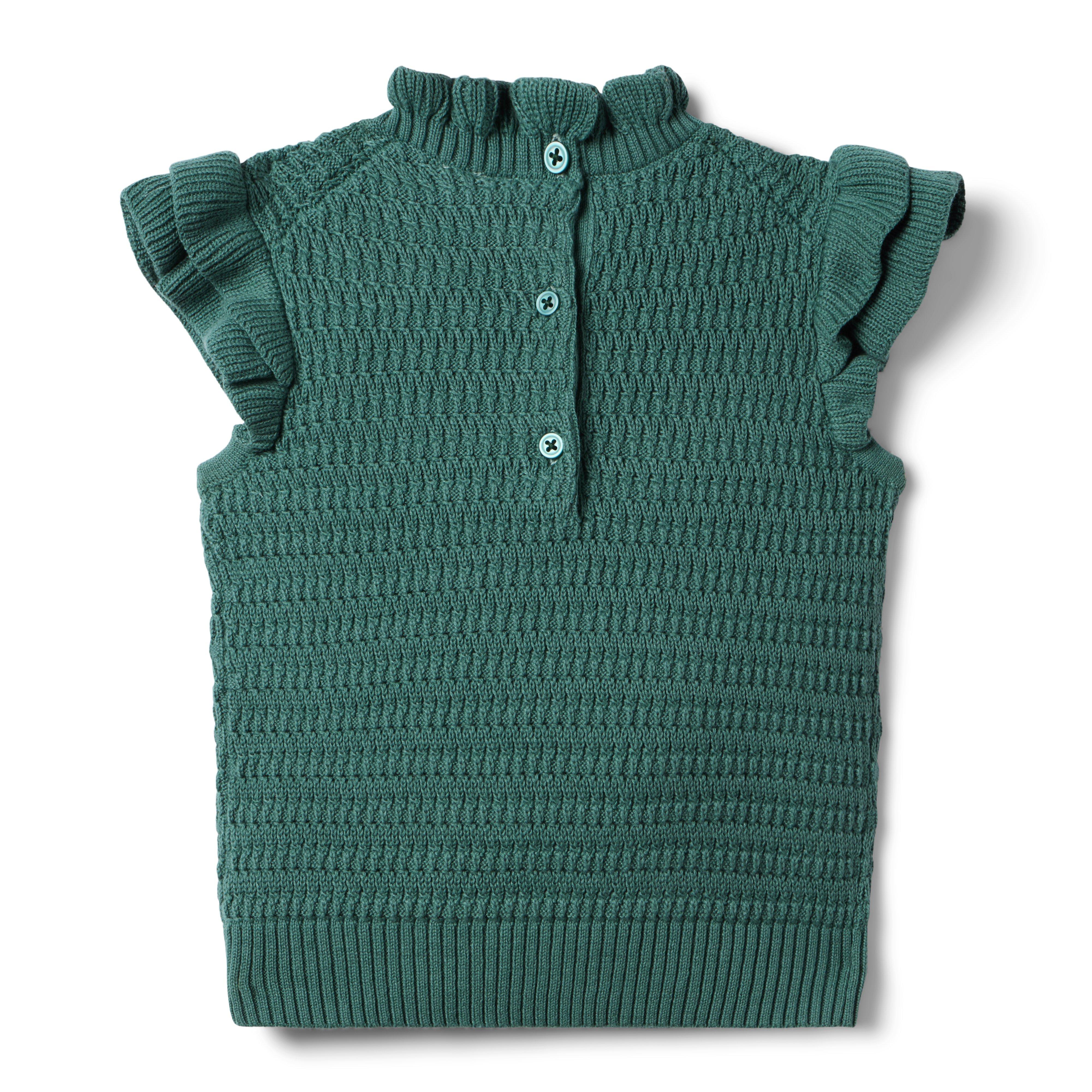 Ruffle Sweater Top image number 1