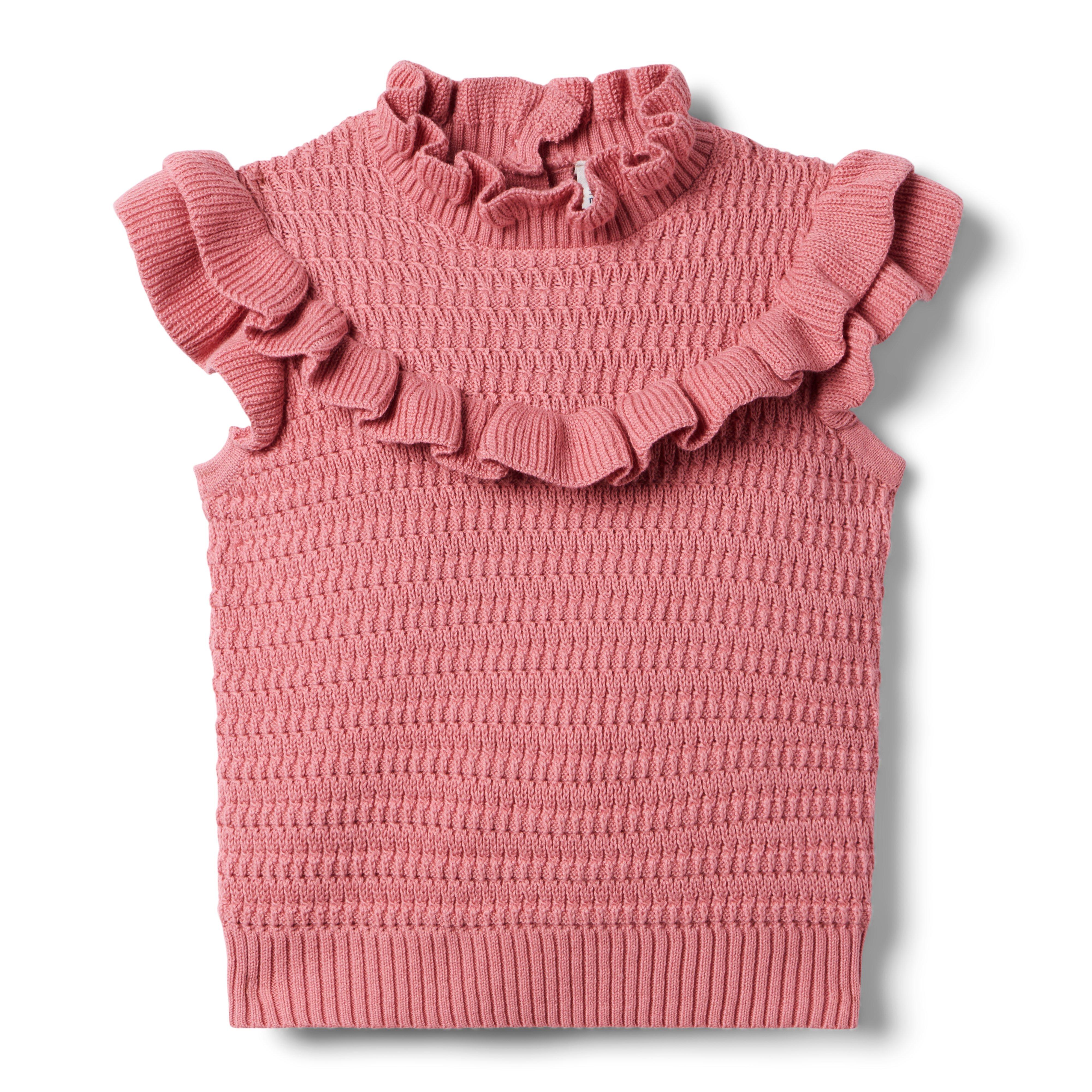 Ruffle Sweater Top