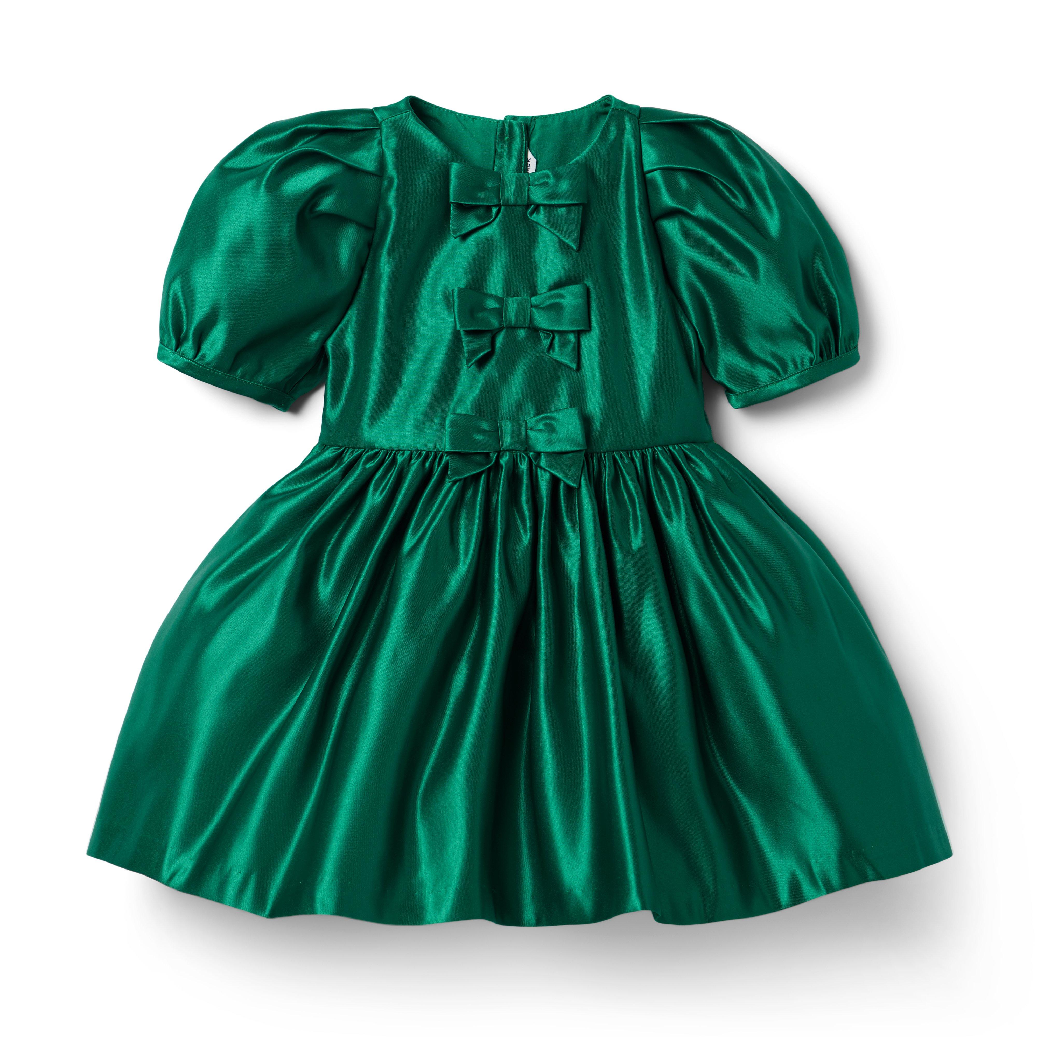 The Satin Bow Dress