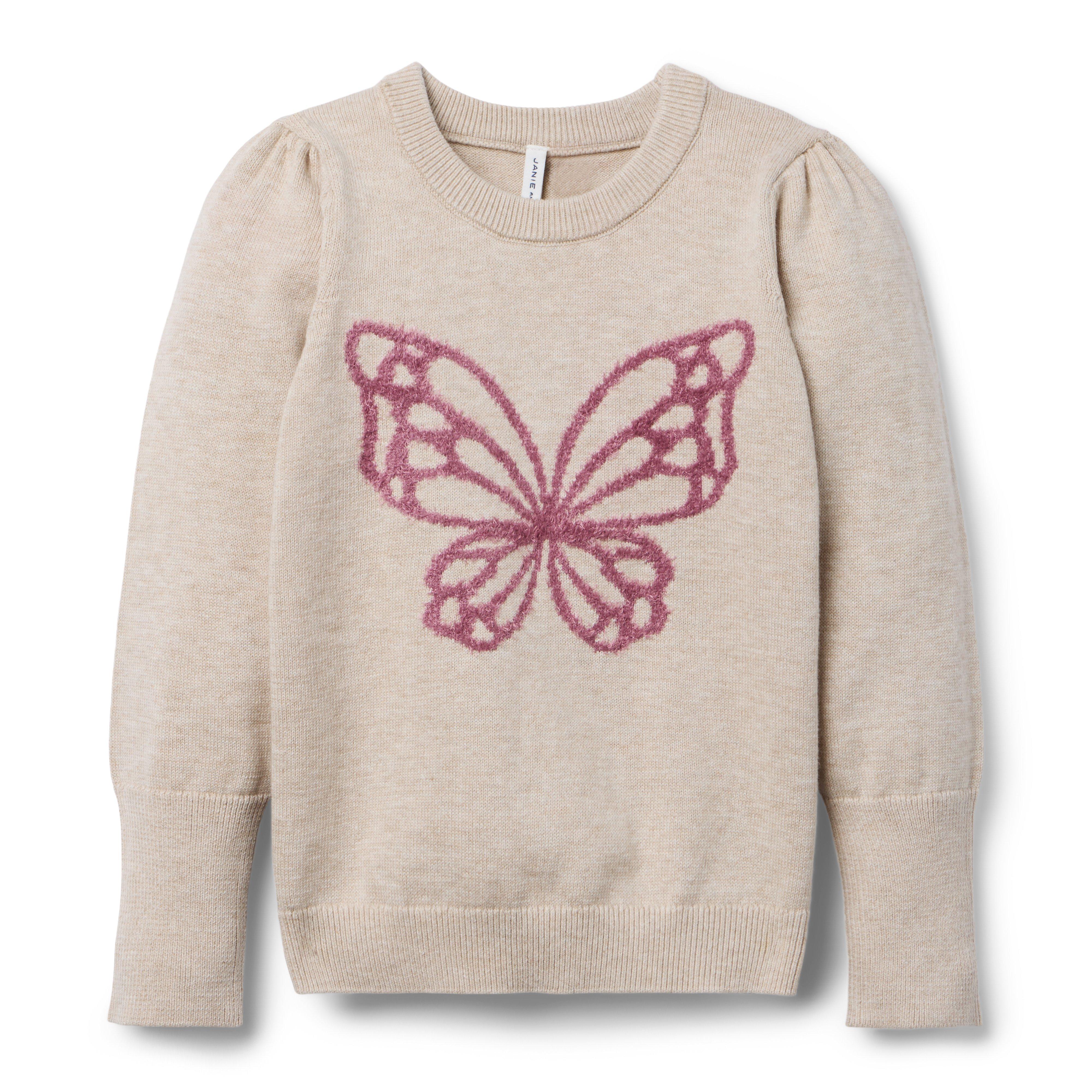 Butterfly Puff Sleeve Sweater image number 0