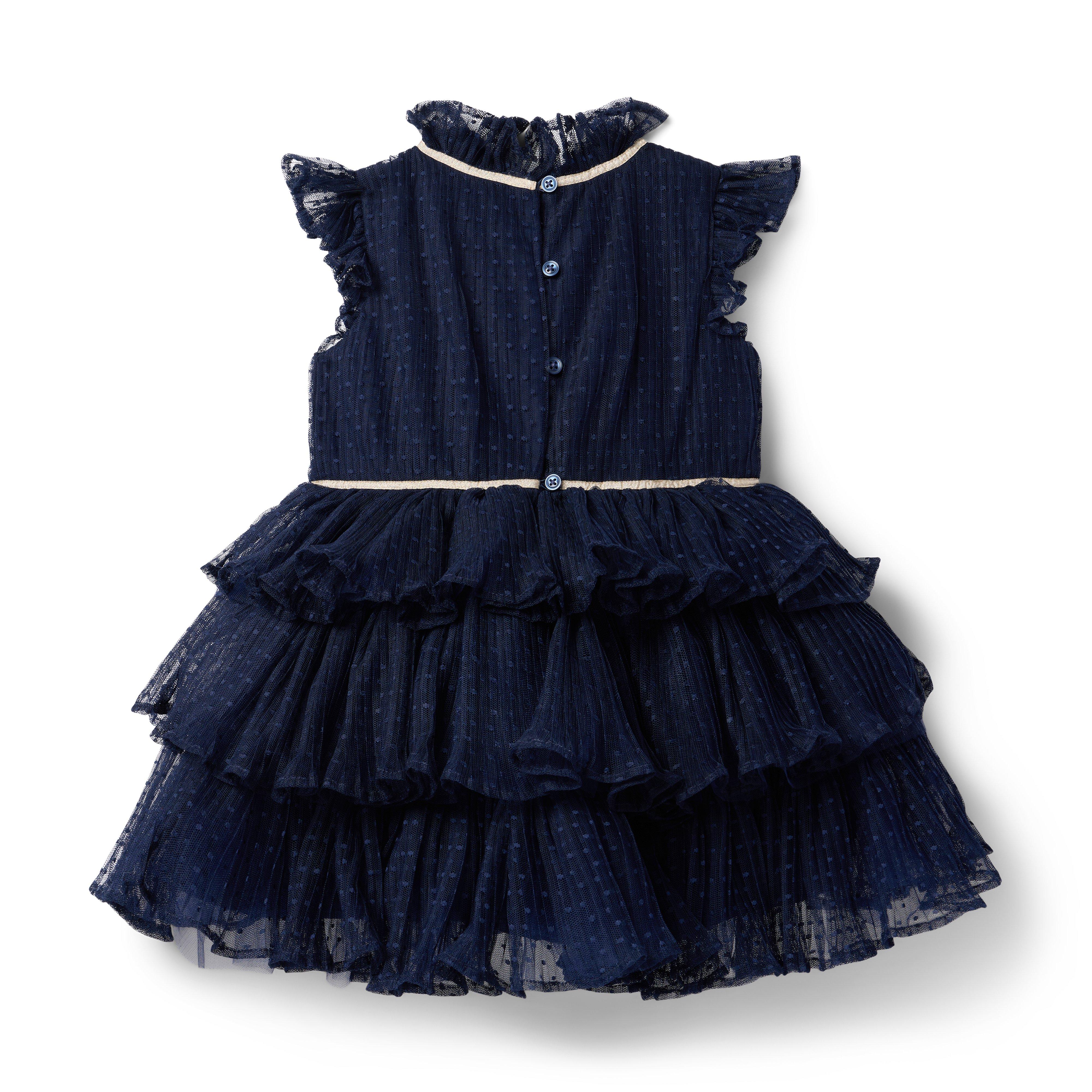 Dot Tulle Ruffle Dress image number 1