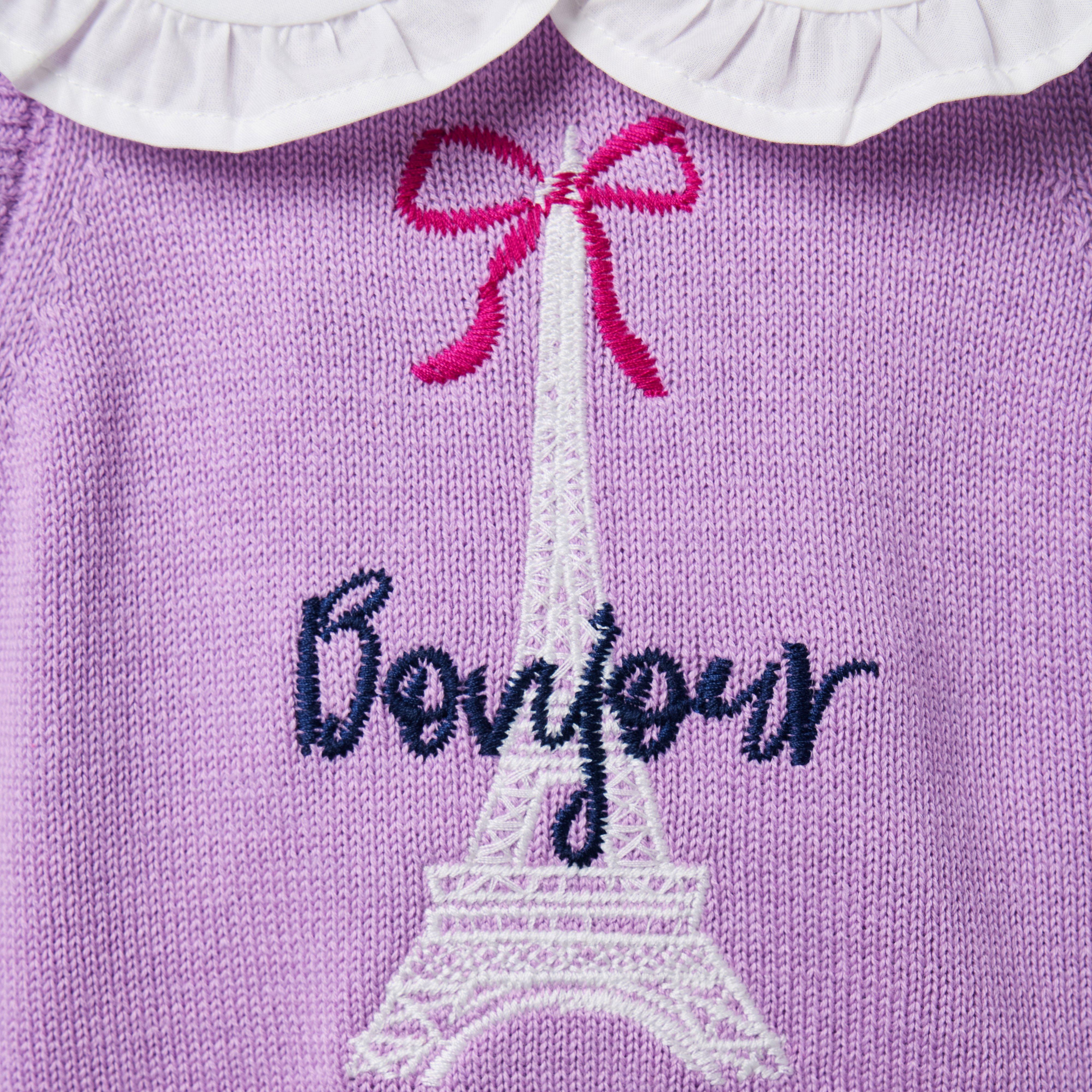 Bonjour Paris Sweater Top image number 2