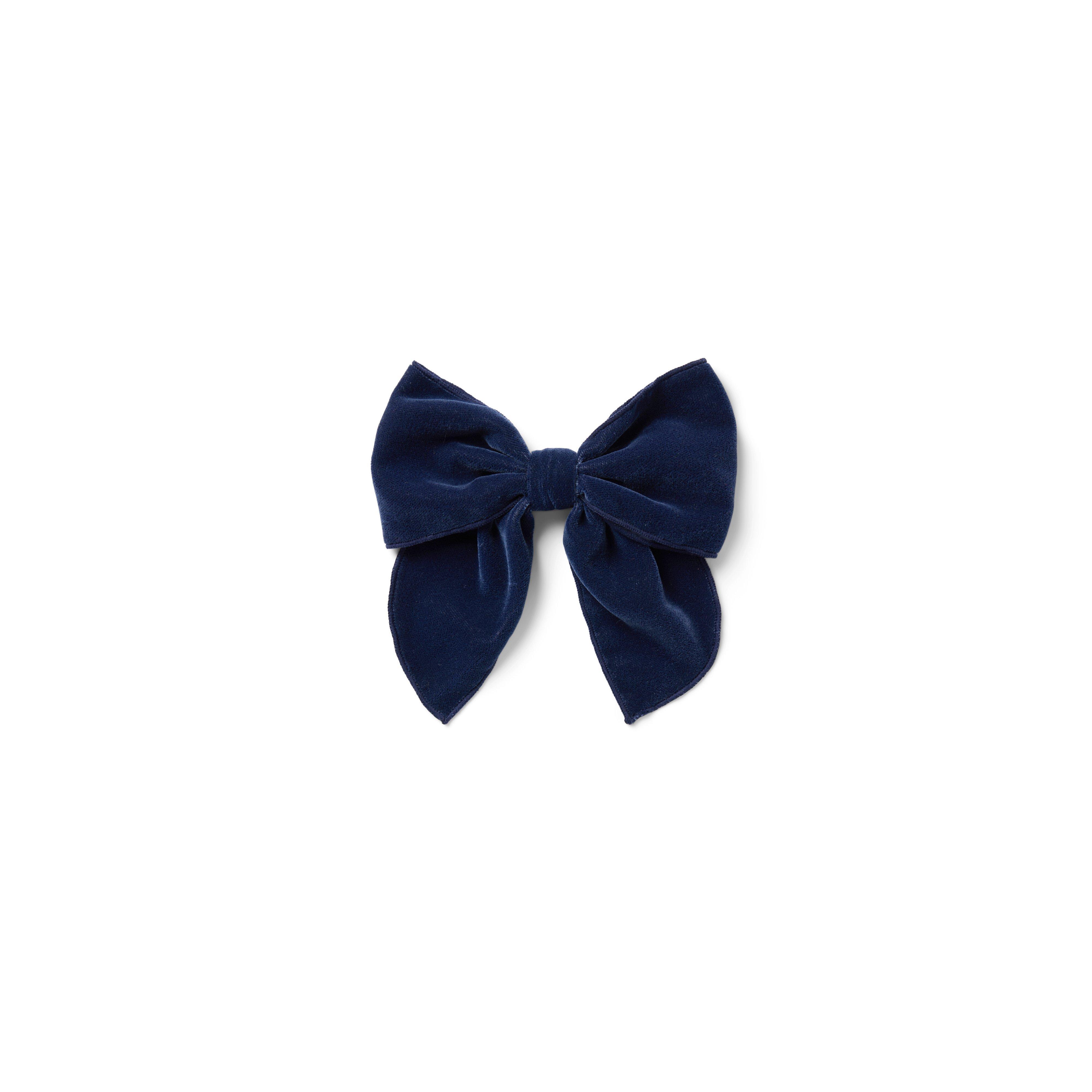 Velvet Bow Barrette image number 0