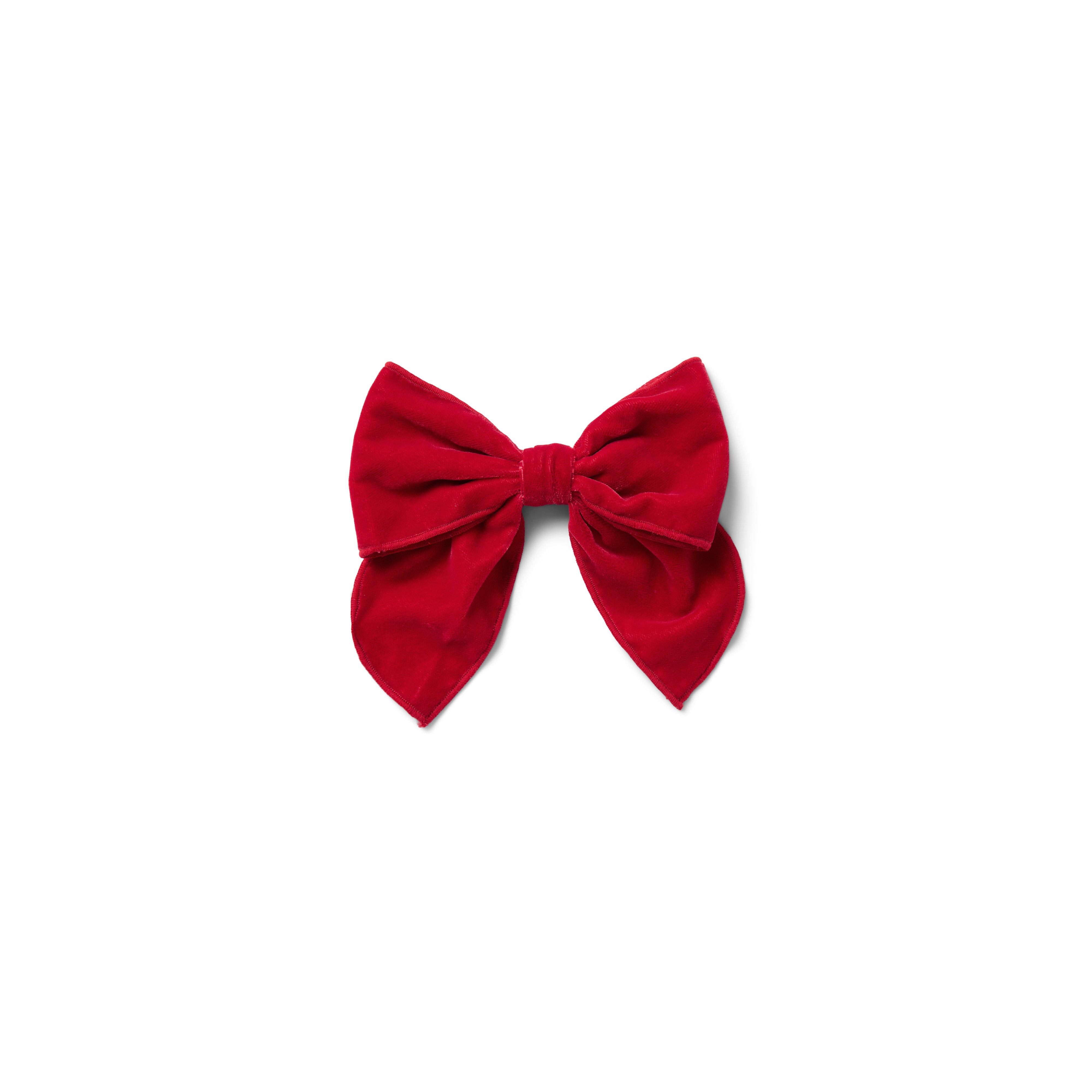 Velvet Bow Barrette image number 0