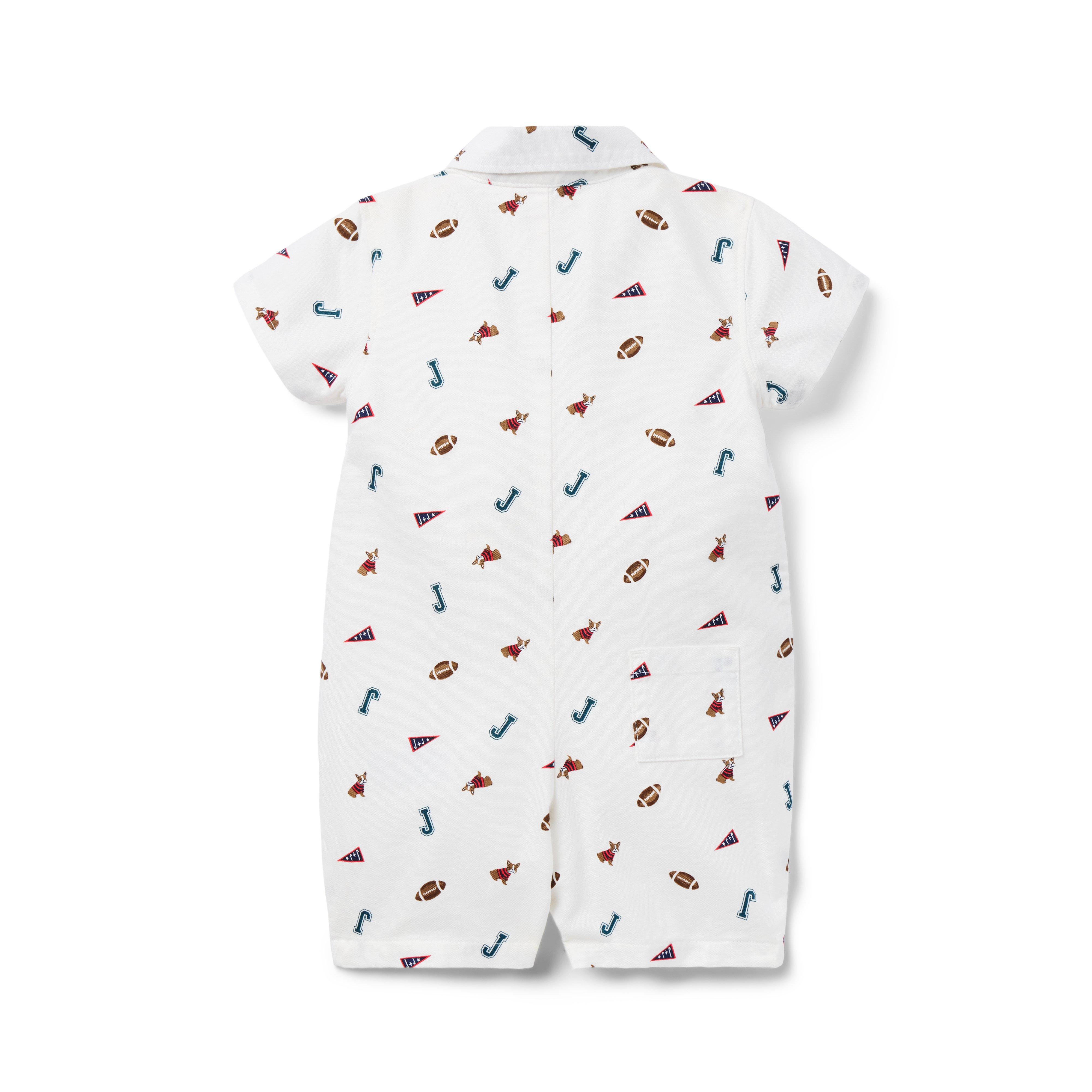 Baby Varsity Romper image number 1