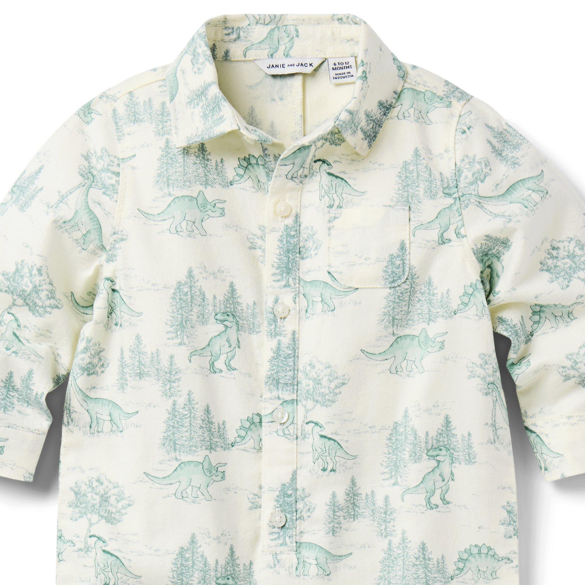 Baby Dinosaur Toile Romper image number 3