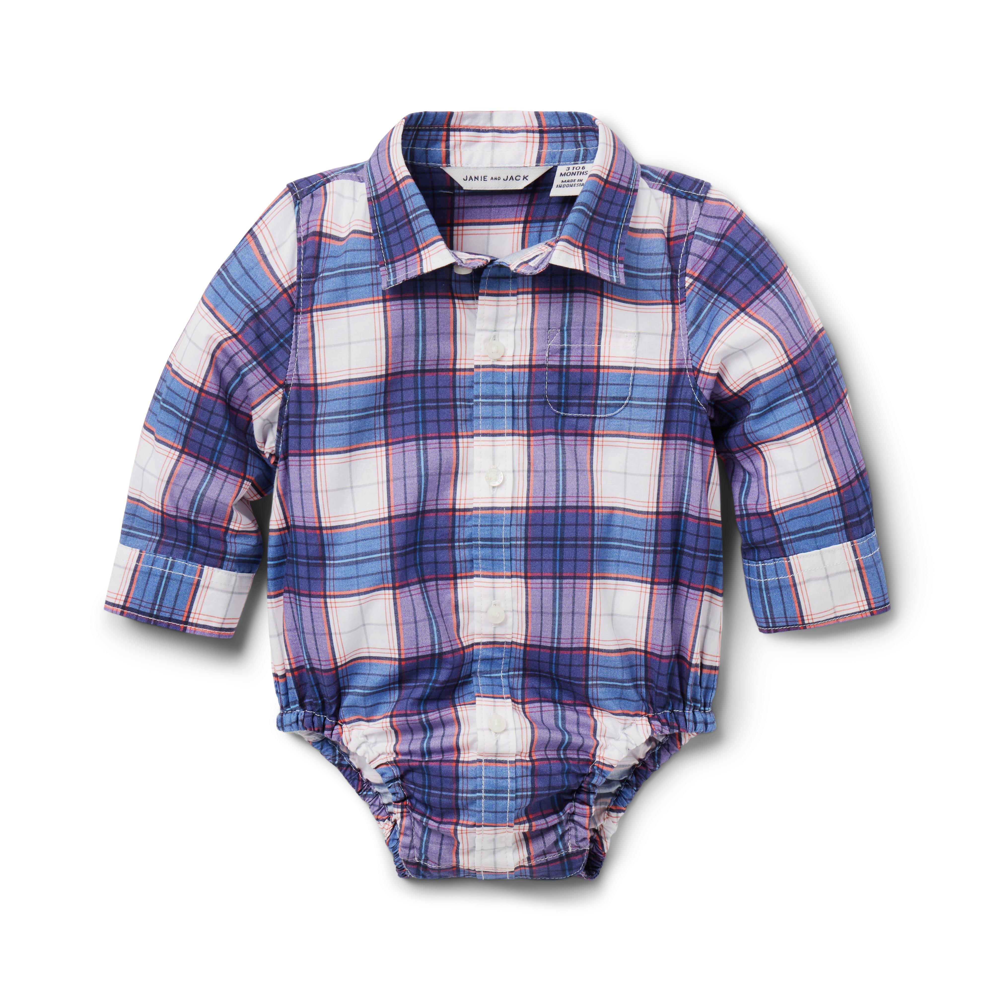 Baby Madras Plaid Bodysuit