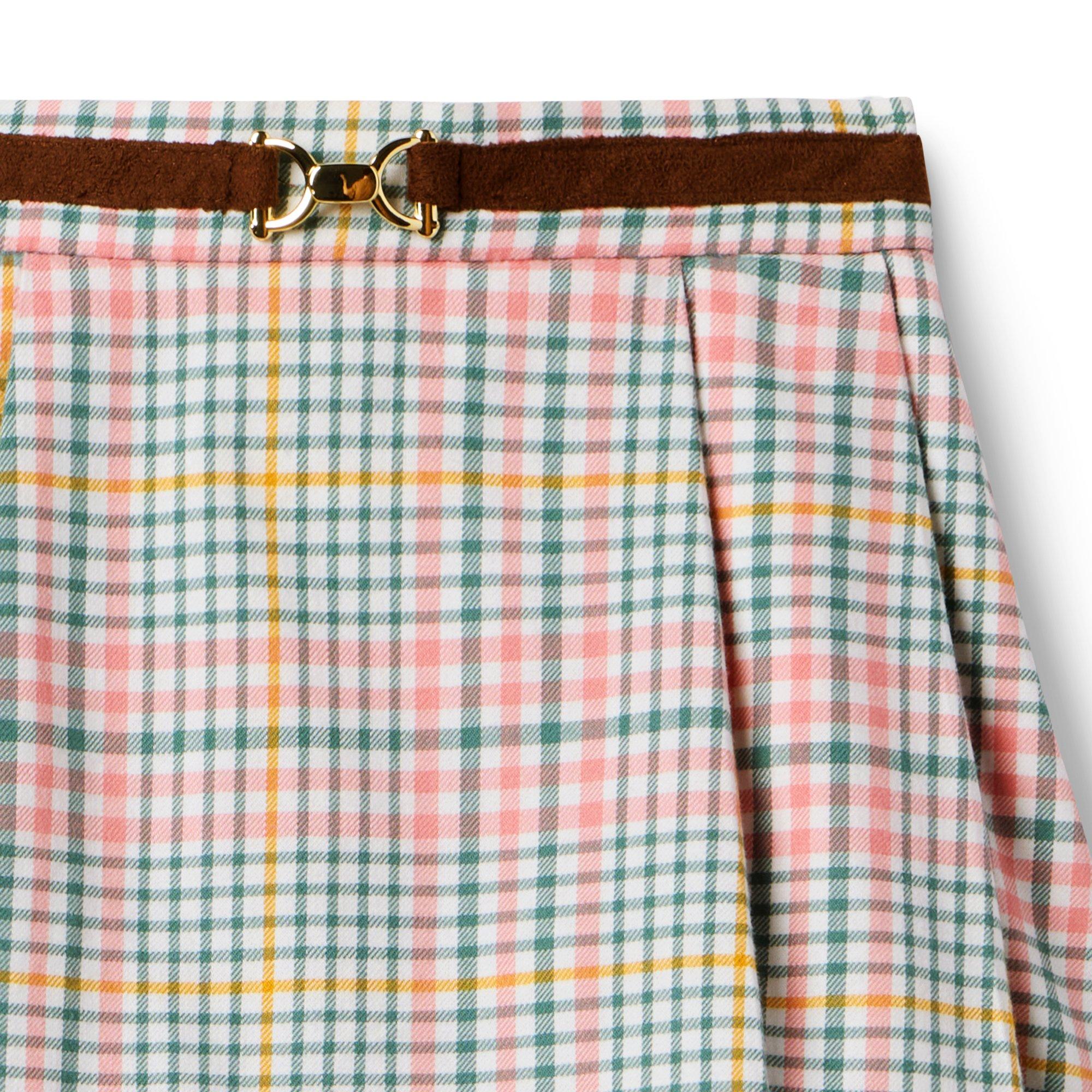 Plaid Pleated Skirt image number 3