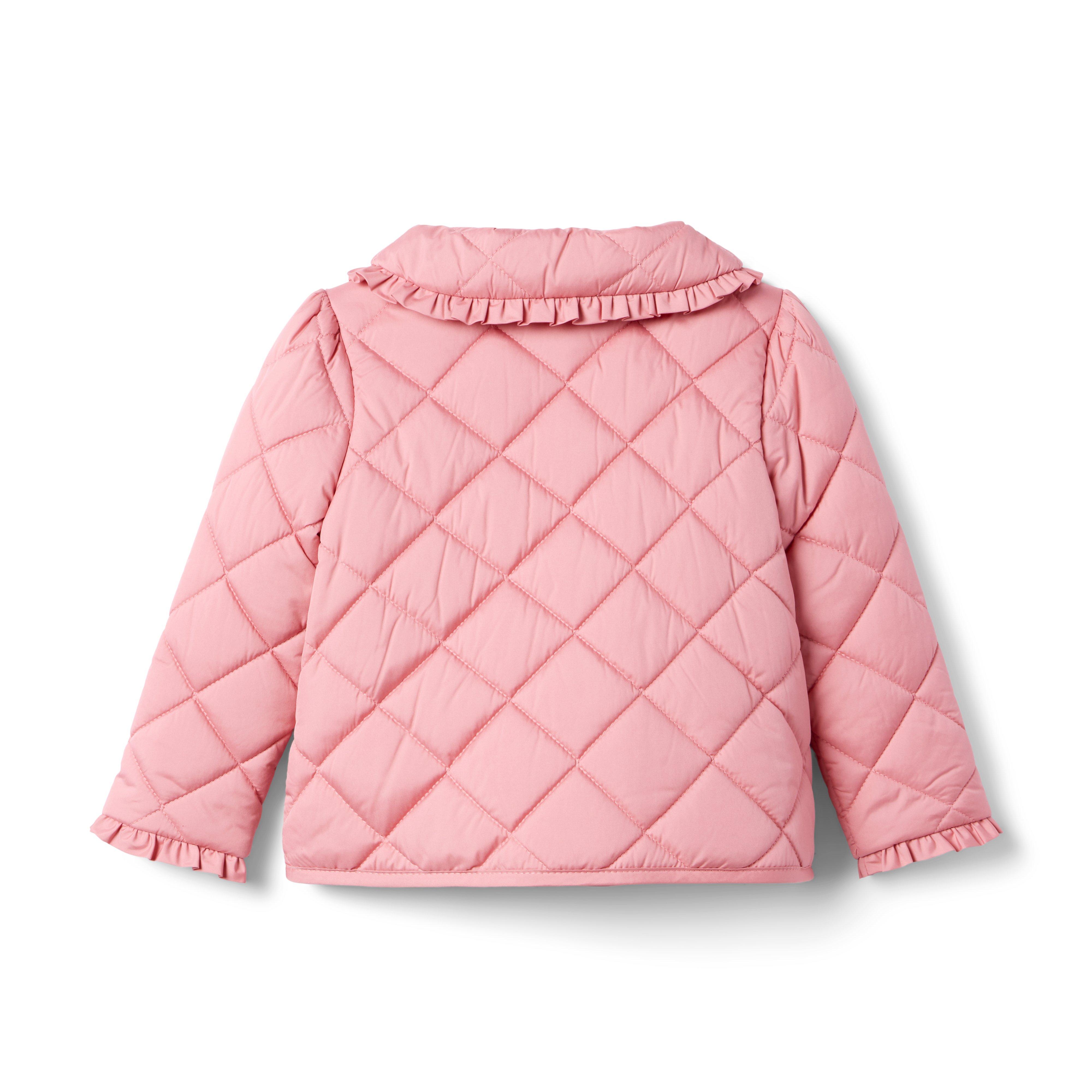 Quilted Ruffle Collar Jacket image number 1
