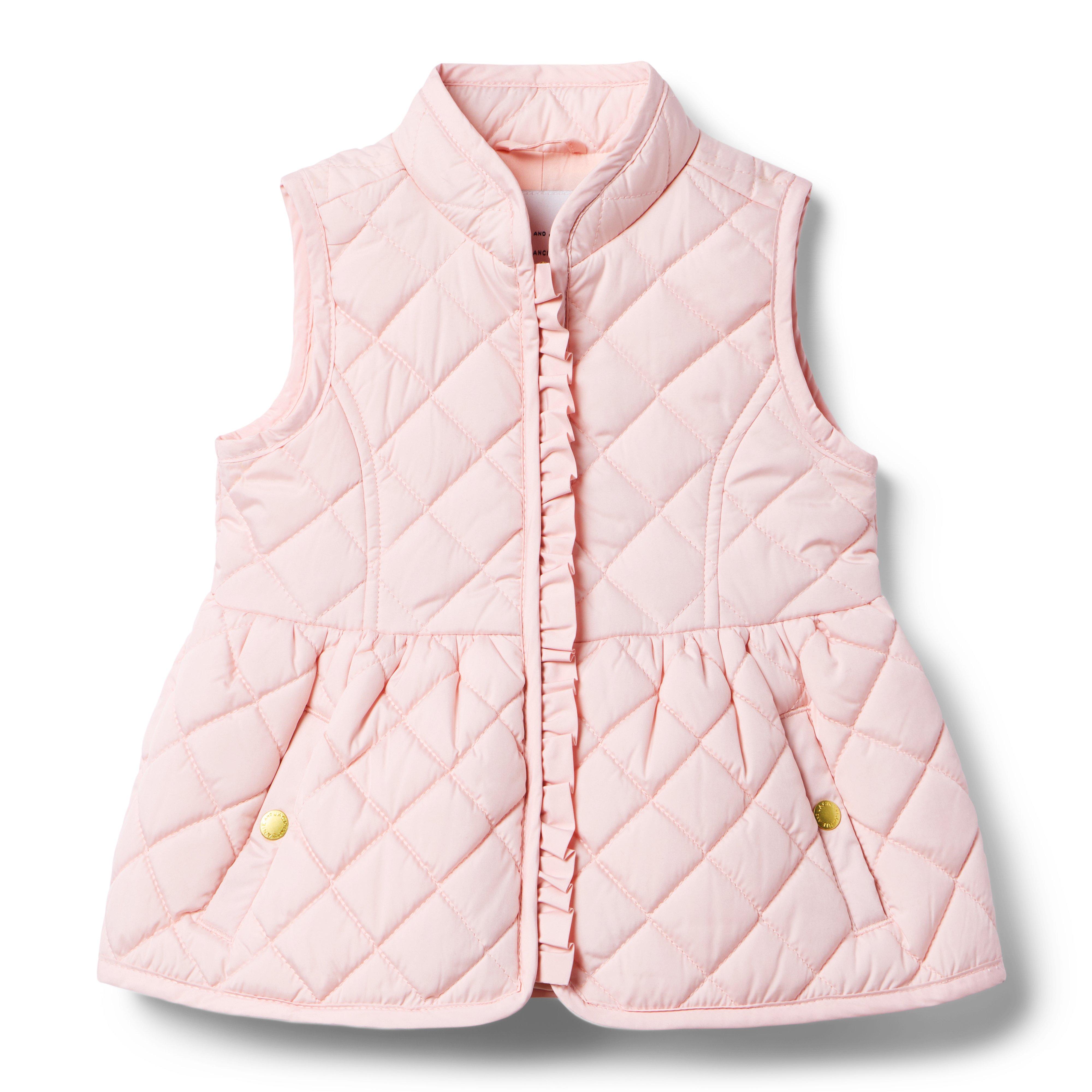 The Quilted Peplum Vest