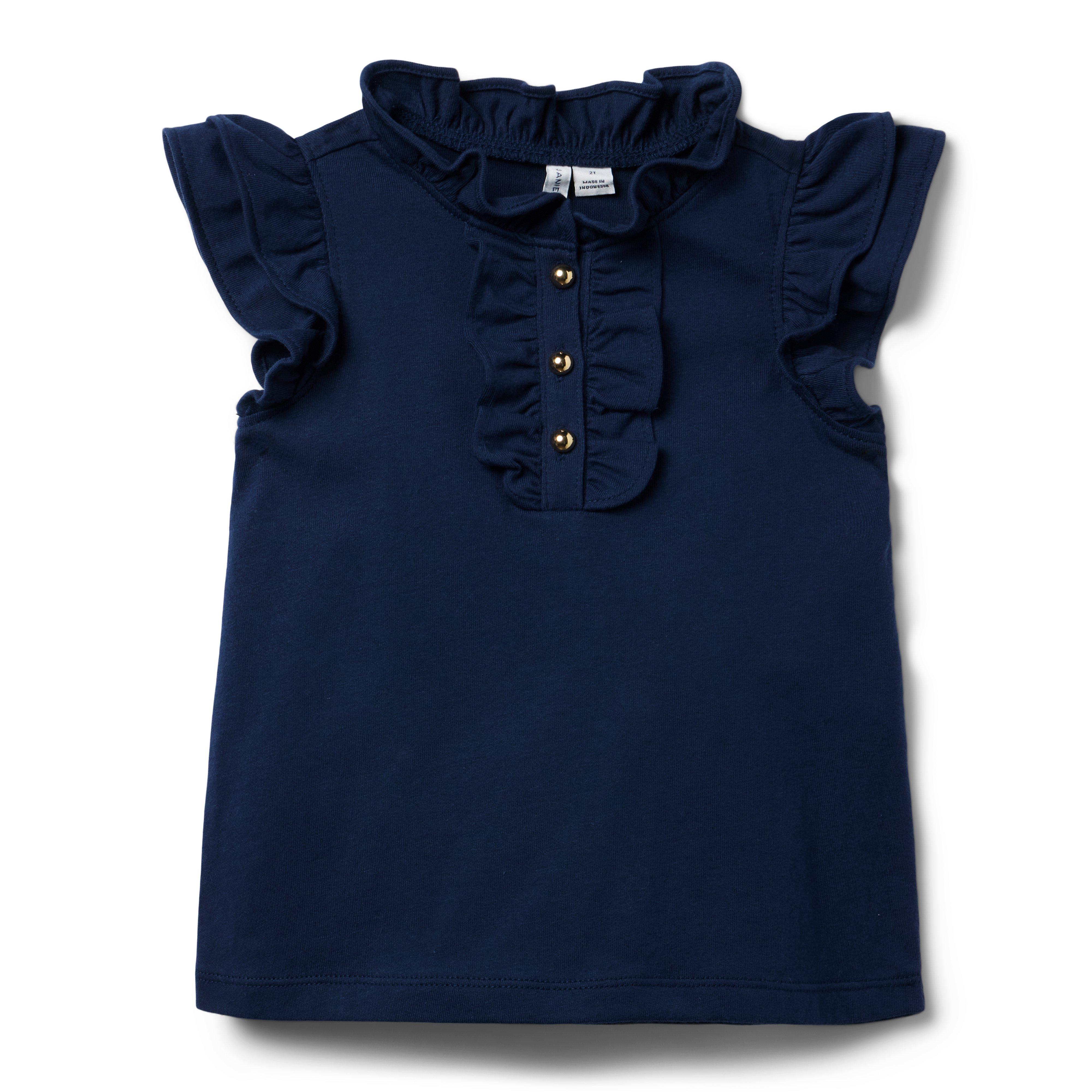 Double Ruffle Sleeve Top image number 0