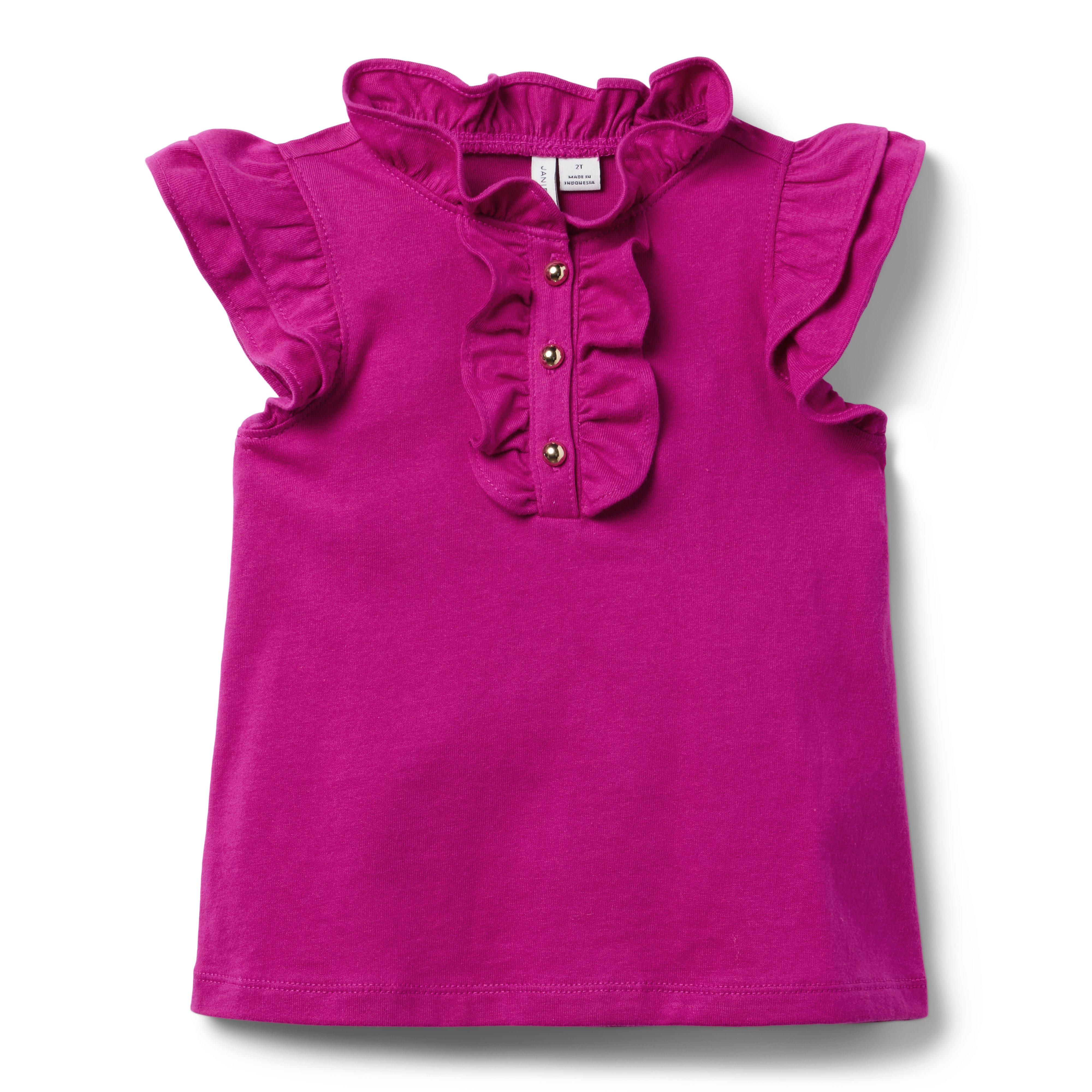 Double Ruffle Sleeve Top image number 0