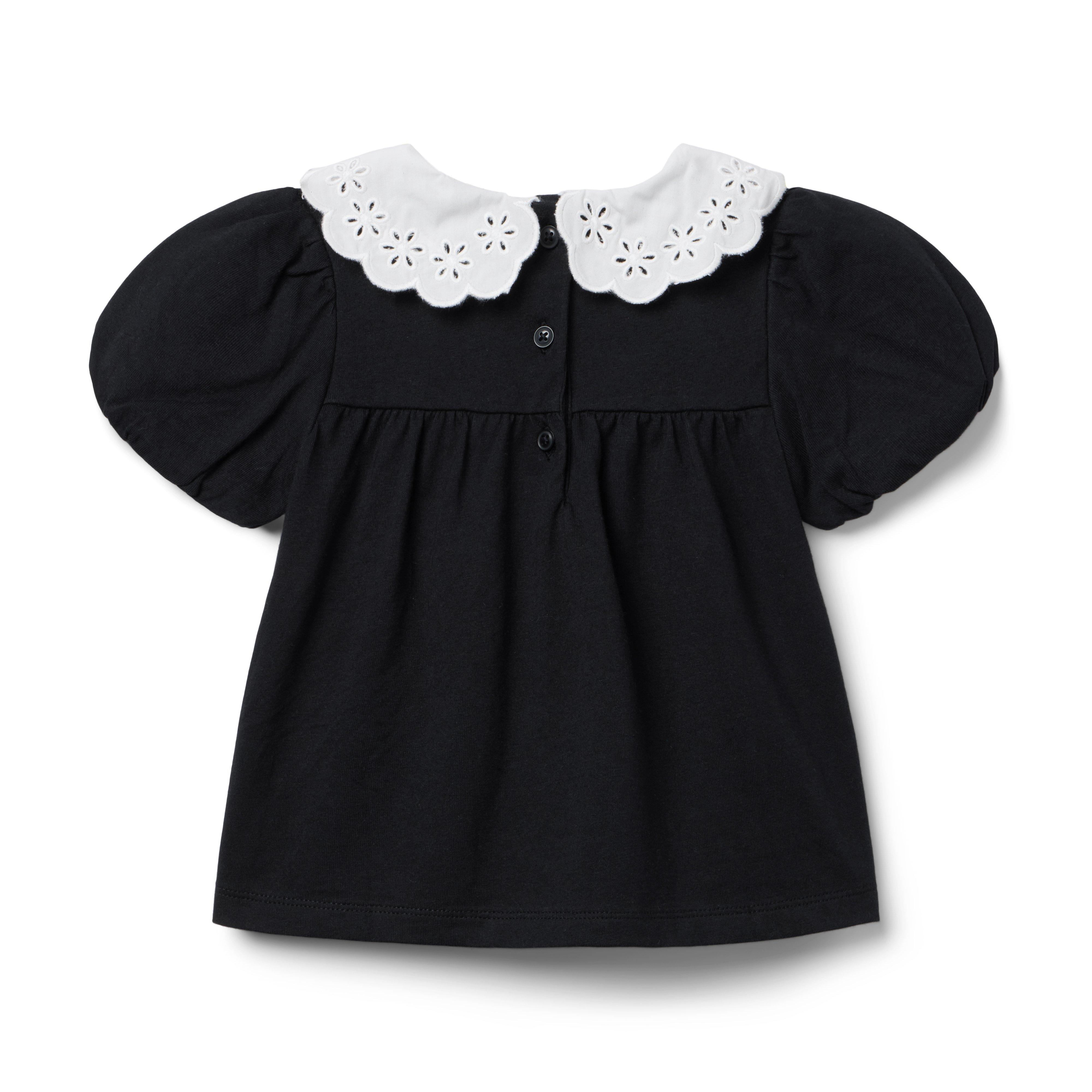 Embroidered Collar Top image number 1